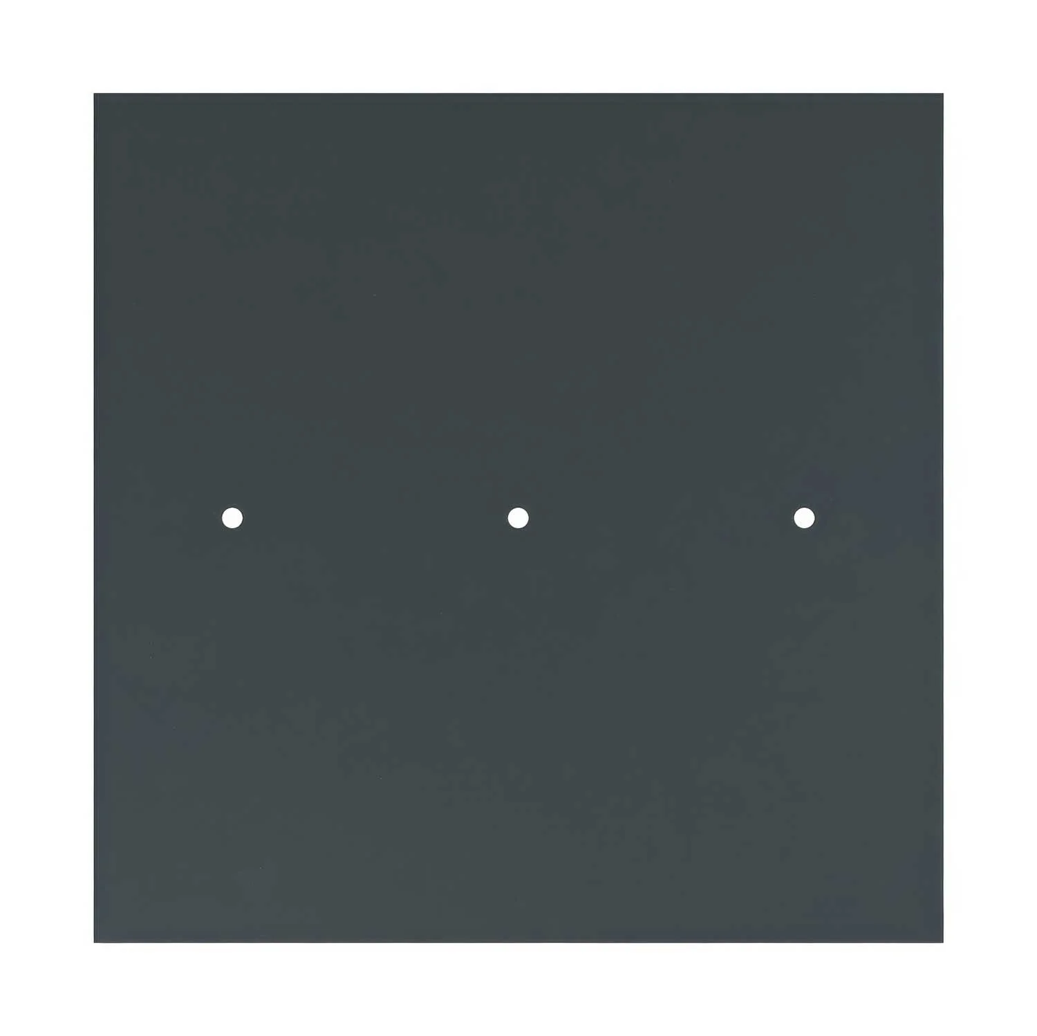 XXL Rose-One square ceiling rose, 400 mm with 3 inline holes and 4 side holes – Anthracite - Image 3