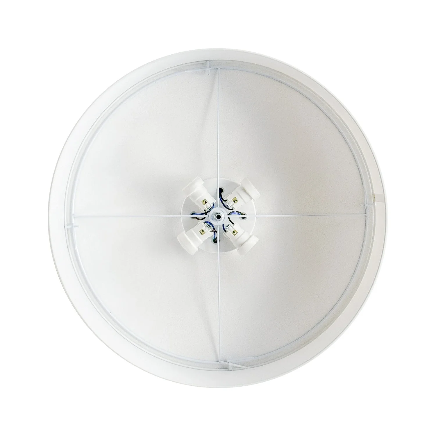 Fabric ceiling light Medium - Made in Italy - Blue Wool - Image 4
