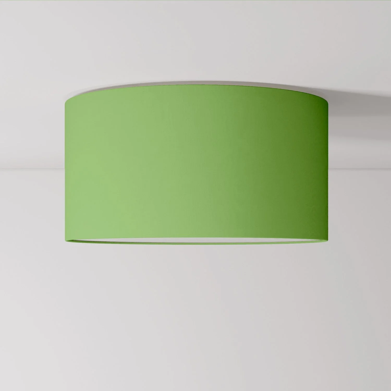 Medium Fabric Ceiling Light - Made in Italy - Pistachio Green Cinette