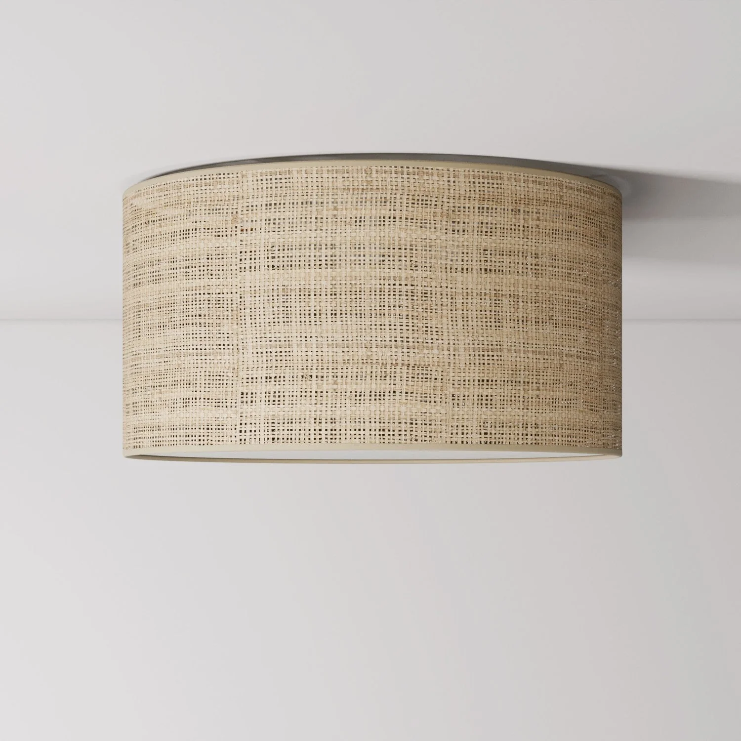 Medium Fabric Ceiling Light - Made in Italy - Raphia