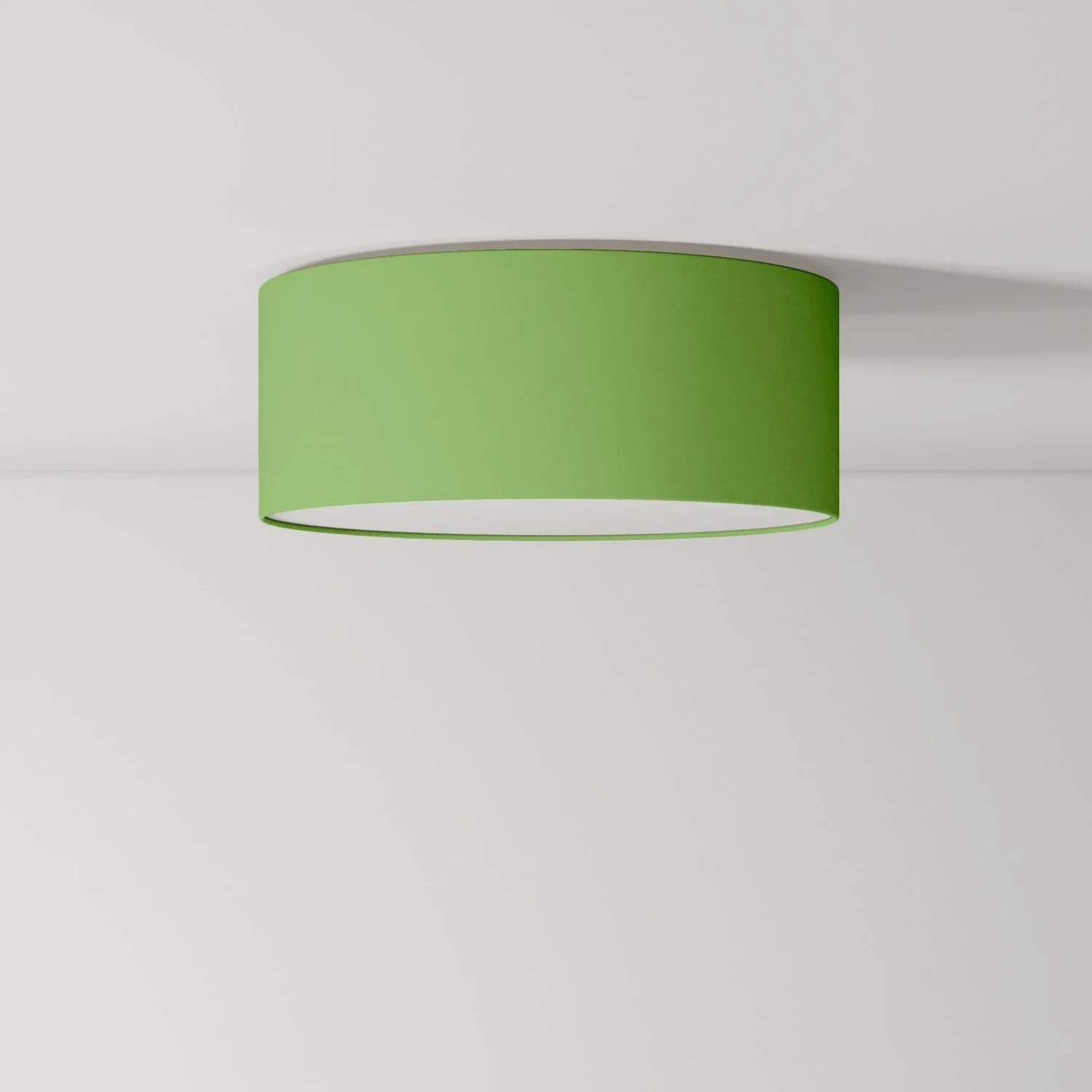 Small Fabric Ceiling Light - Made in Italy - Cinette Pistachio Green