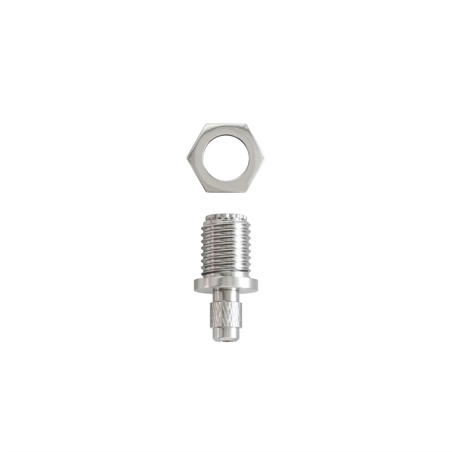 Central metal tensioner for 2-hole Ceiling canopy - M10x1 fitting for designer pendants