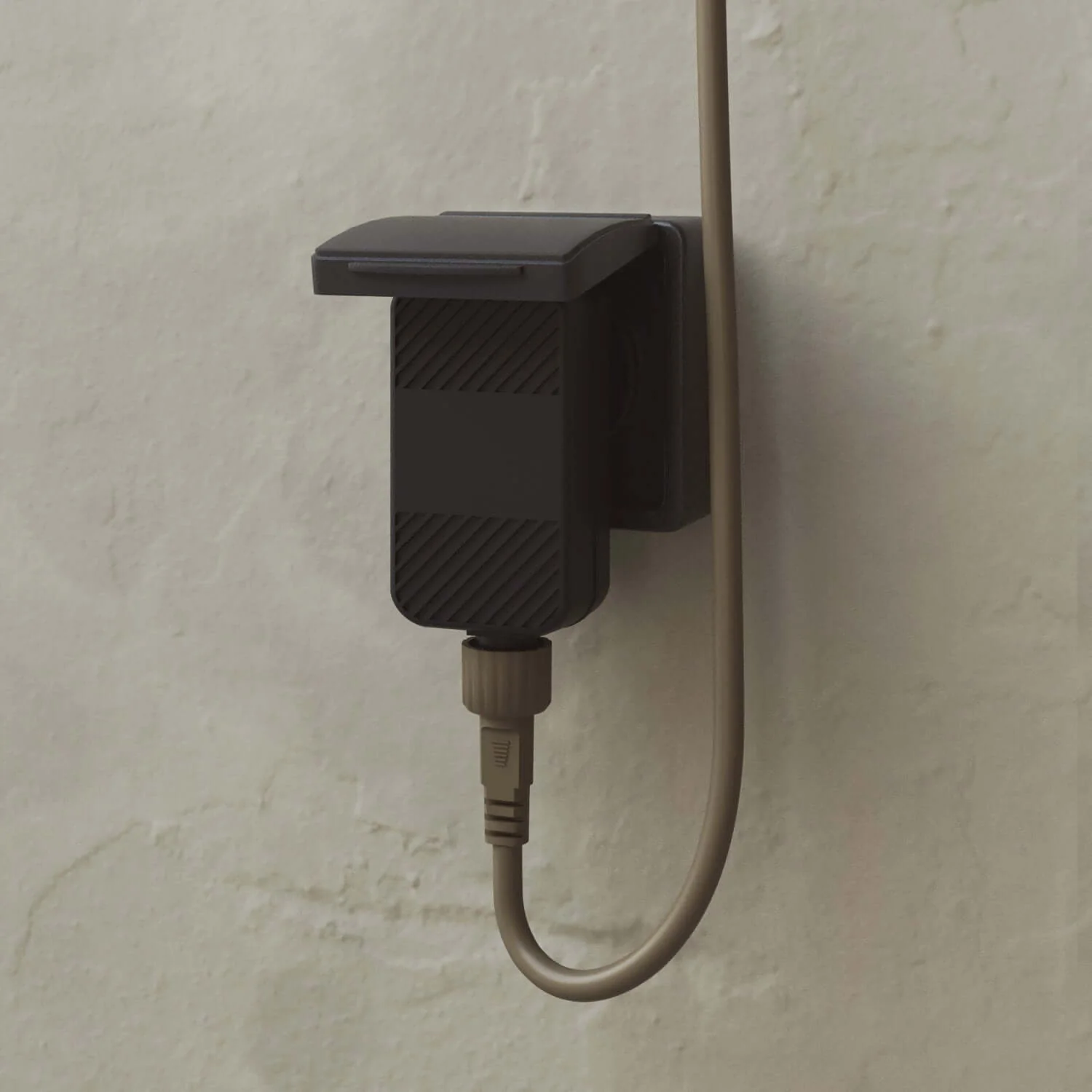 Outdoor string light with 3 light points IP67 Olive green - Marina3 - Image 6