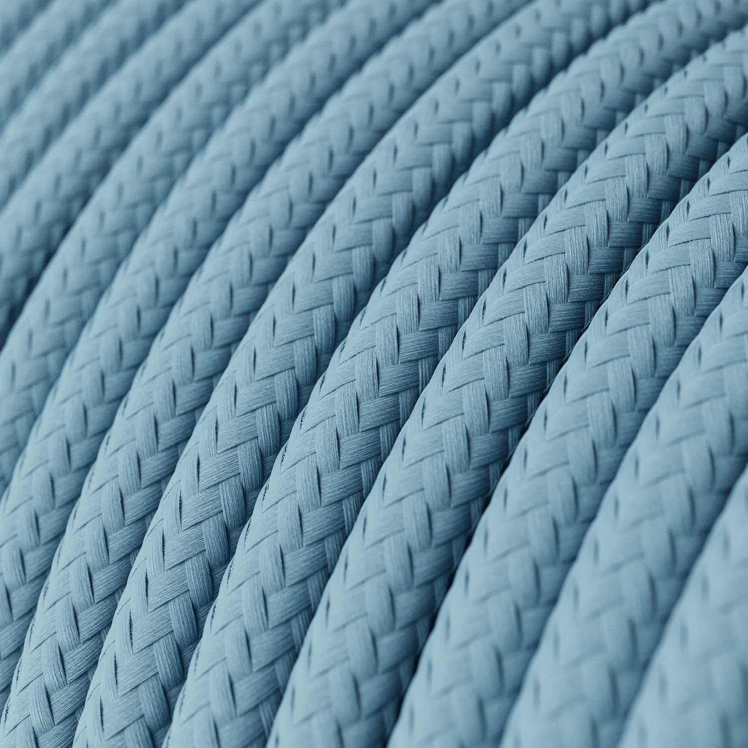 Cloth Covered Wire - Baby Blue Rayon RM17 - UL Listed - Image 2