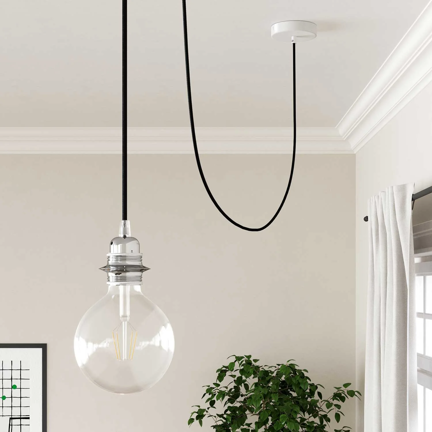 Cloth Covered Wire - Black Rayon RM04 - UL Listed - Image 3
