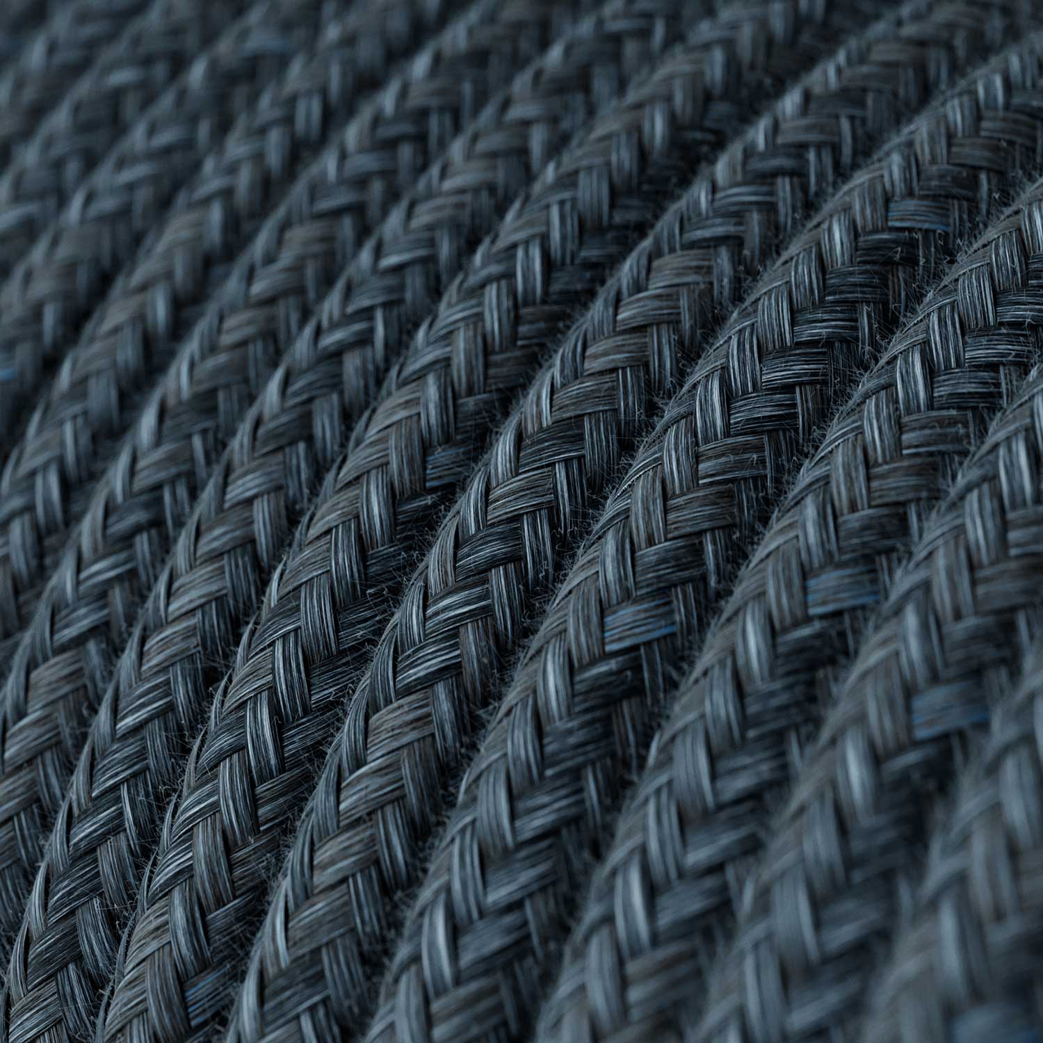 Cloth Covered Wire - Blue Mirage Cotton RX10 - UL Listed - Image 2