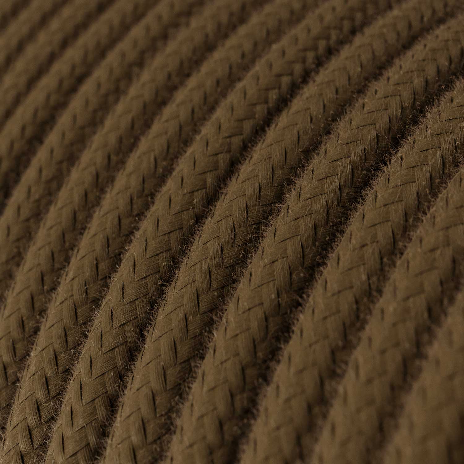 Cloth Covered Wire - Brown Cotton RC13 - UL Listed - Image 2