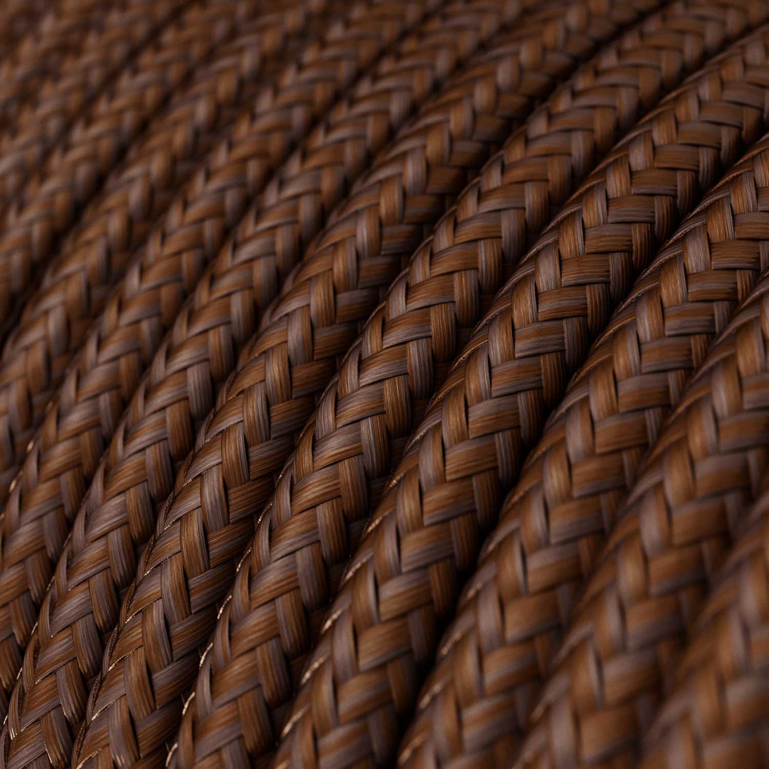 Cloth Covered Wire - Glossy Rust RM36 - UL Listed - Image 2