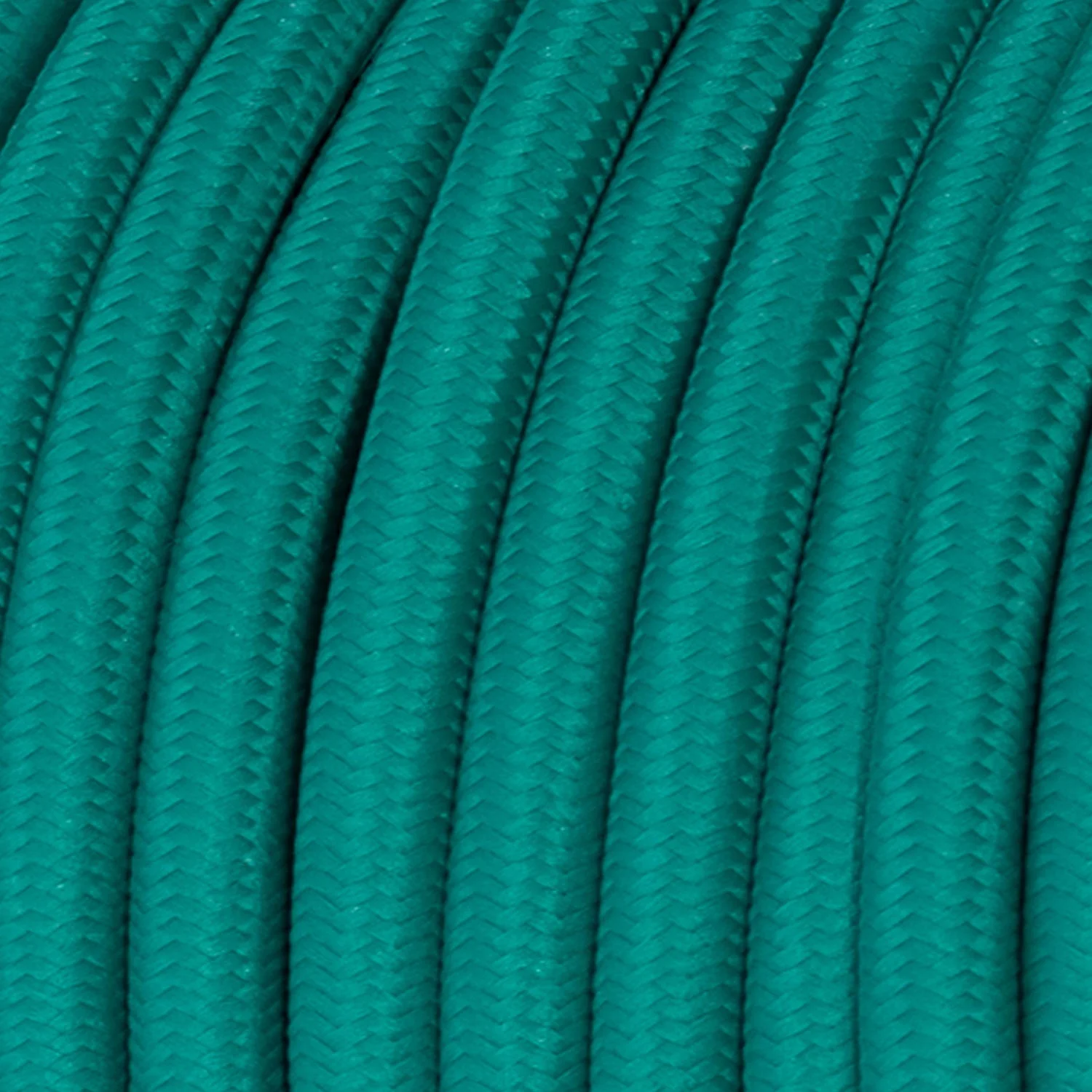 Cloth Covered Wire - Glossy Turquoise RM71 - UL Listed - Image 2