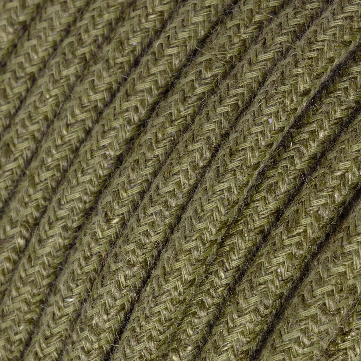 Cloth Covered Wire - Jute Brown Bark RN26 - UL Listed - Image 2