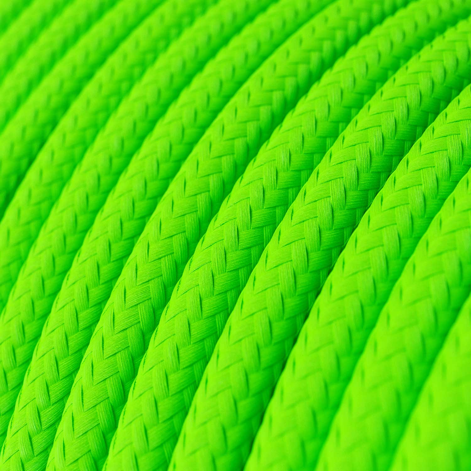 Cloth Covered Wire - Neon Green RF06 - UL Listed - Image 2