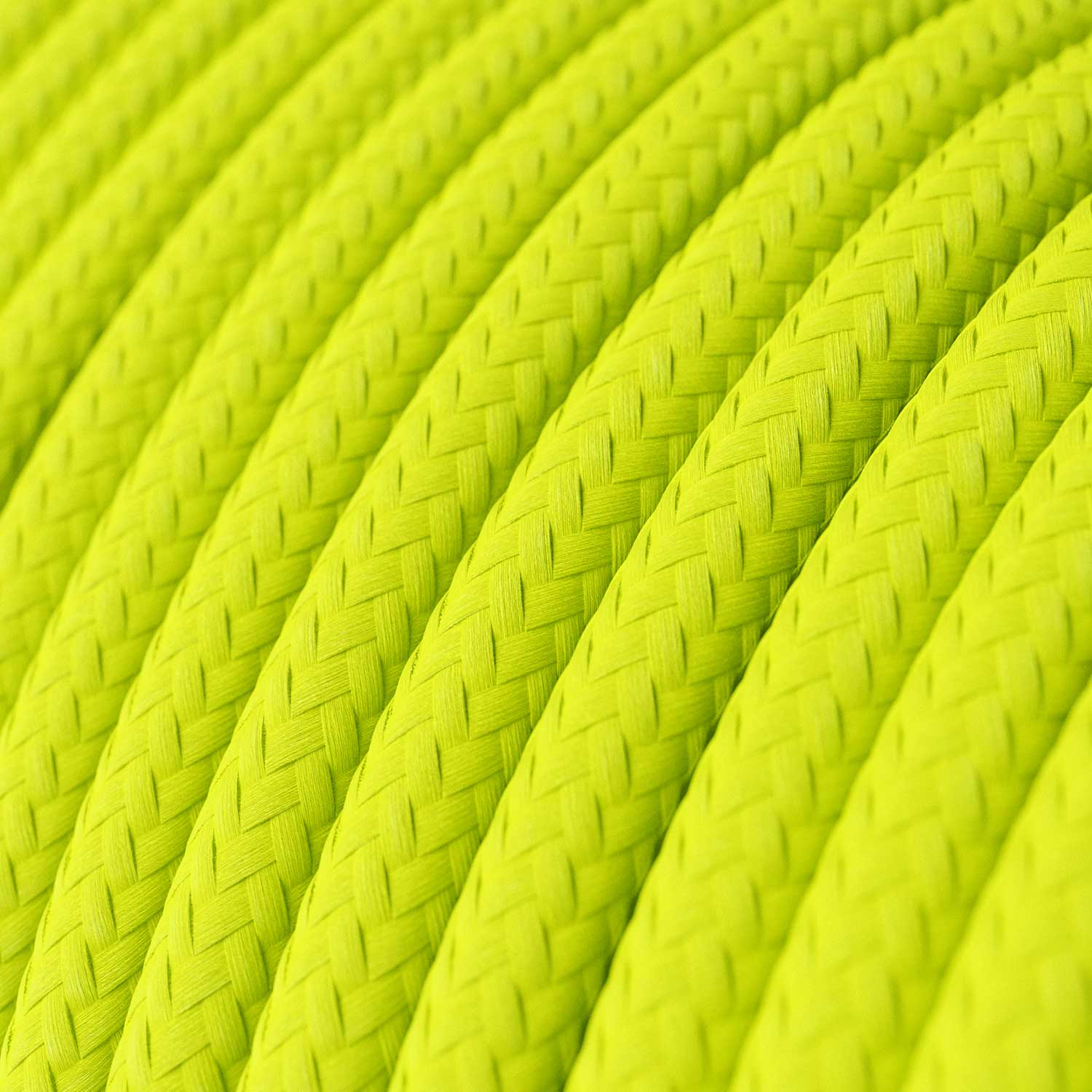 Cloth Covered Wire - Neon Yellow RF10 - UL Listed - Image 2