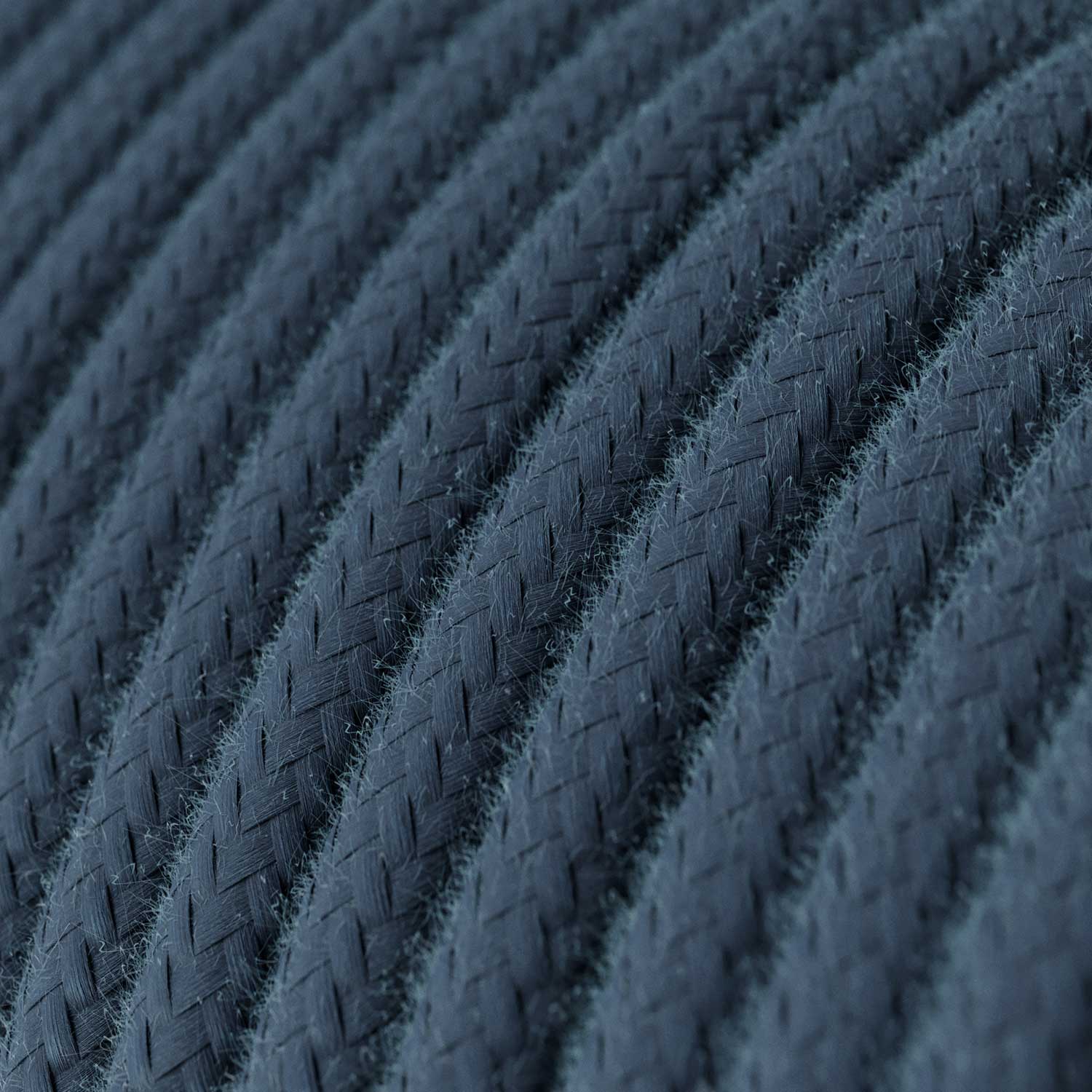 Cloth Covered Wire – Stone Blue Cotton RC30 – UL Listed - Image 2