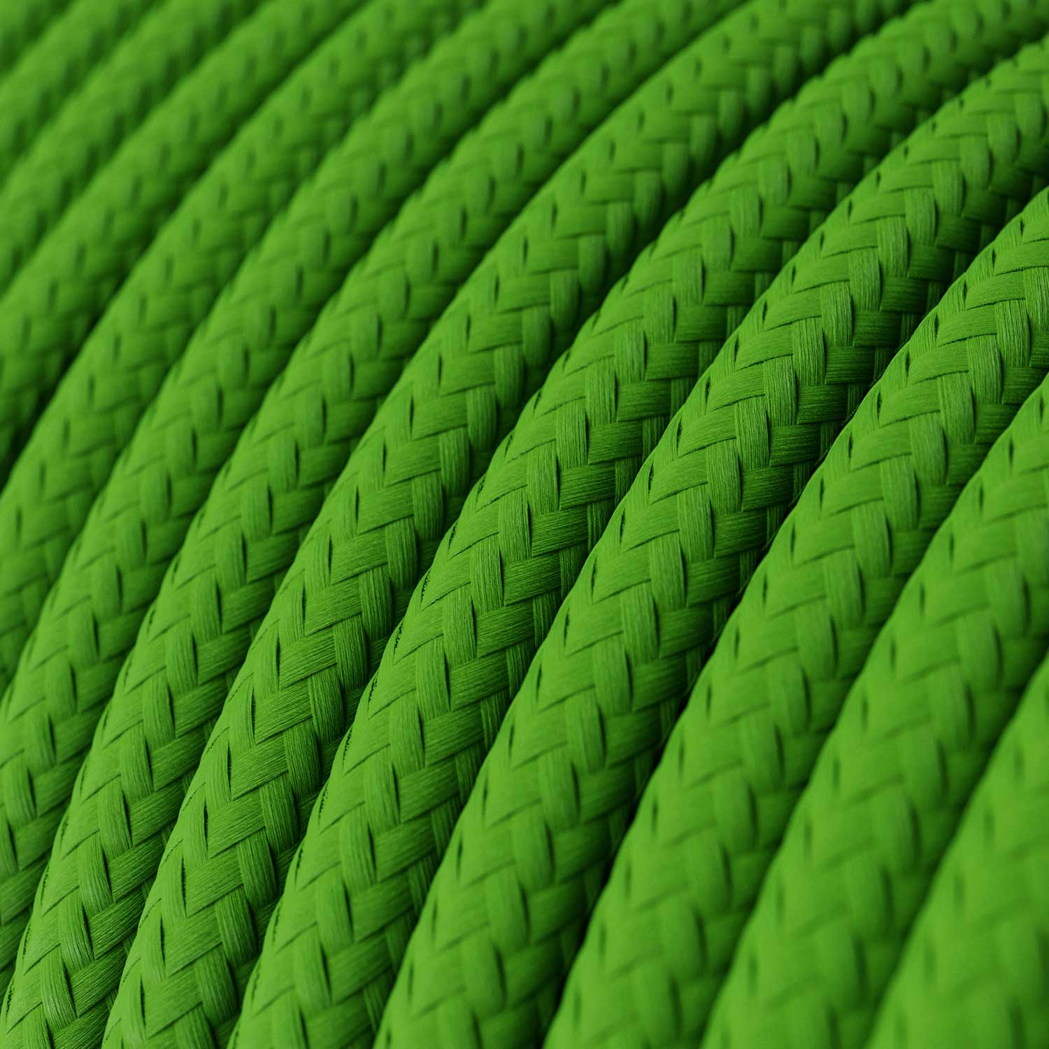 Colorful silicone pendant lamp with fabric cable - Soft green - Image 3