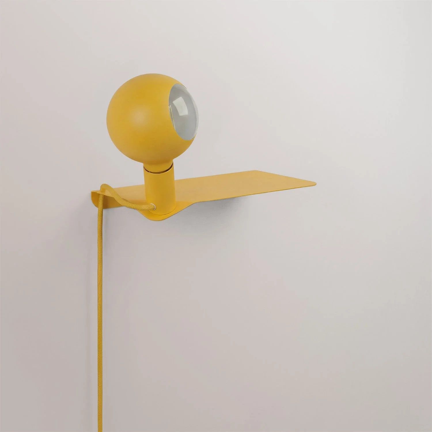 Combo Camo - Shelf lamp with UK Plug - Yellow - Image 4