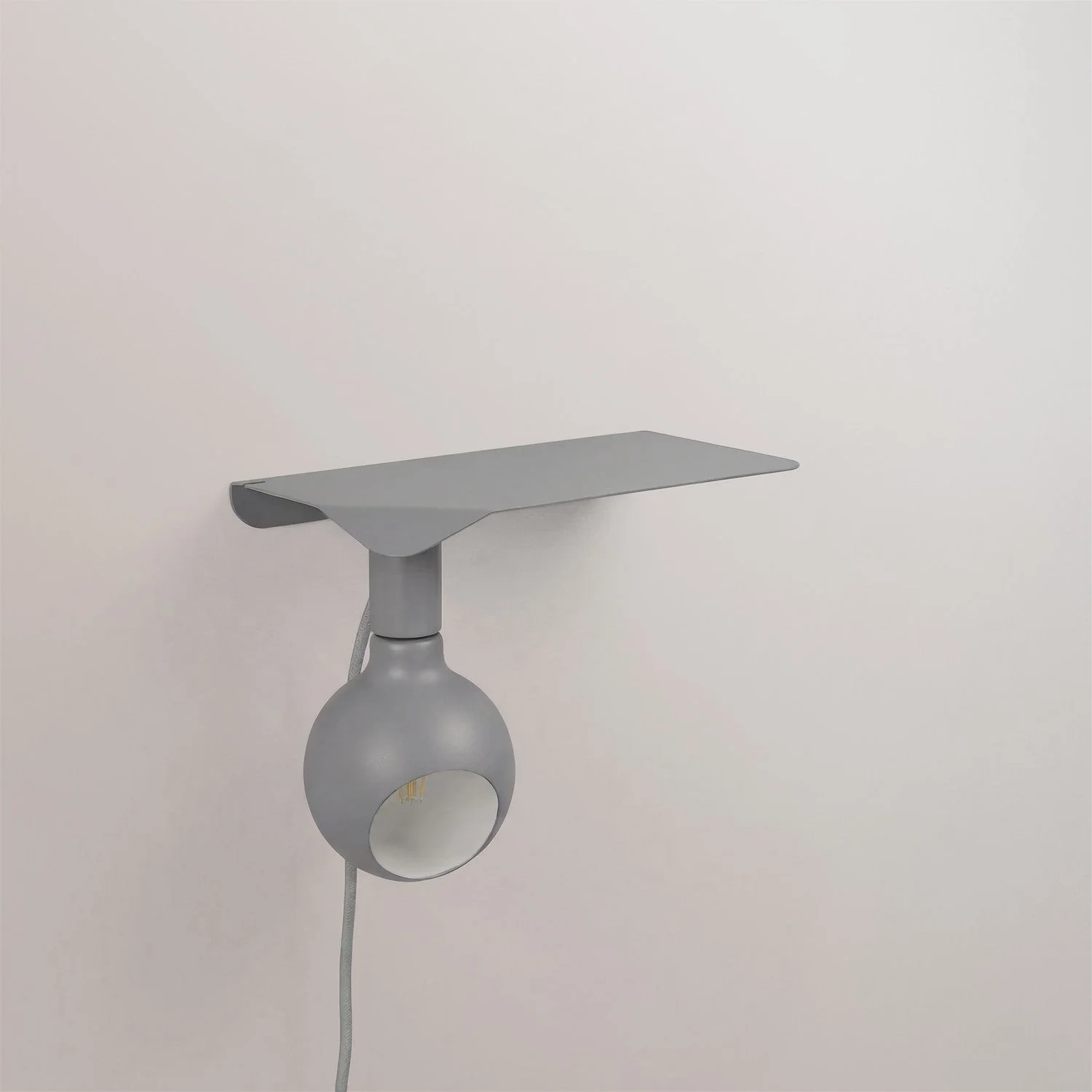 Combo Camo - Shelf lamp with UK Plug - Grey - Image 5