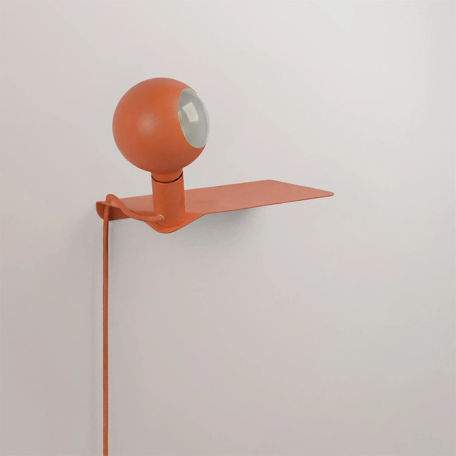 Combo Camo - Shelf lamp with UK Plug - Orange - Image 4