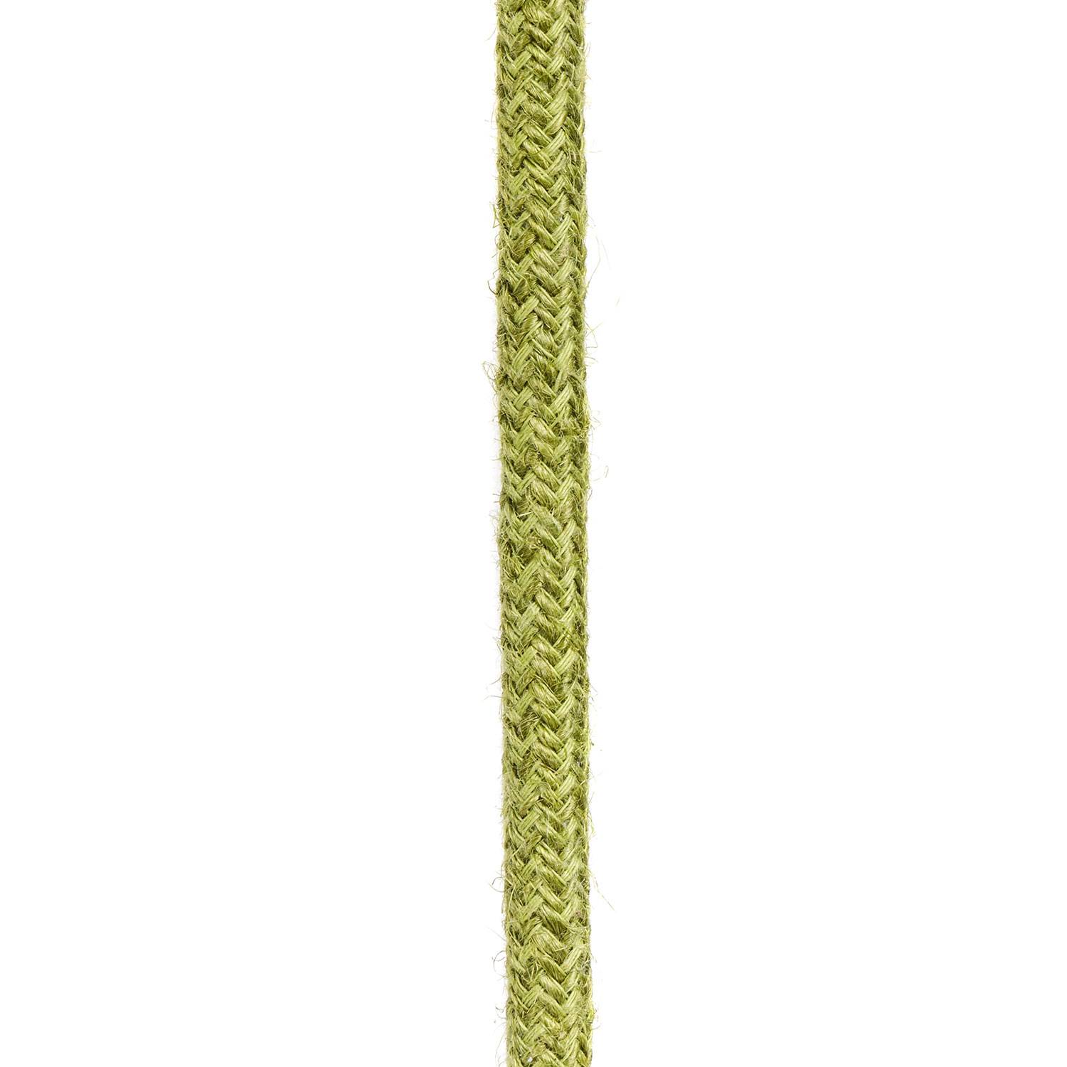 Green Hay jute-covered electric cable - The Original Creative Cables, for original DIY lamps - RN23 - Image 5