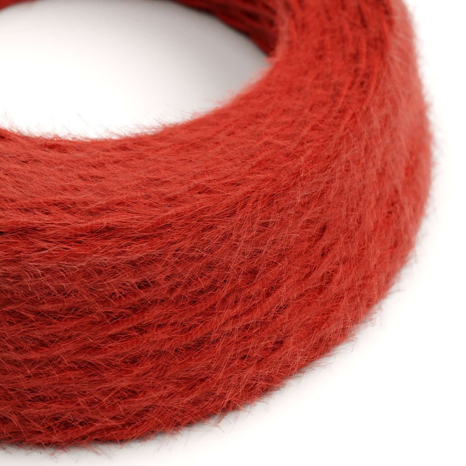 Red Fire Marlene textile electric cable - The Original Creative Cables, for your designer lamps - TP09