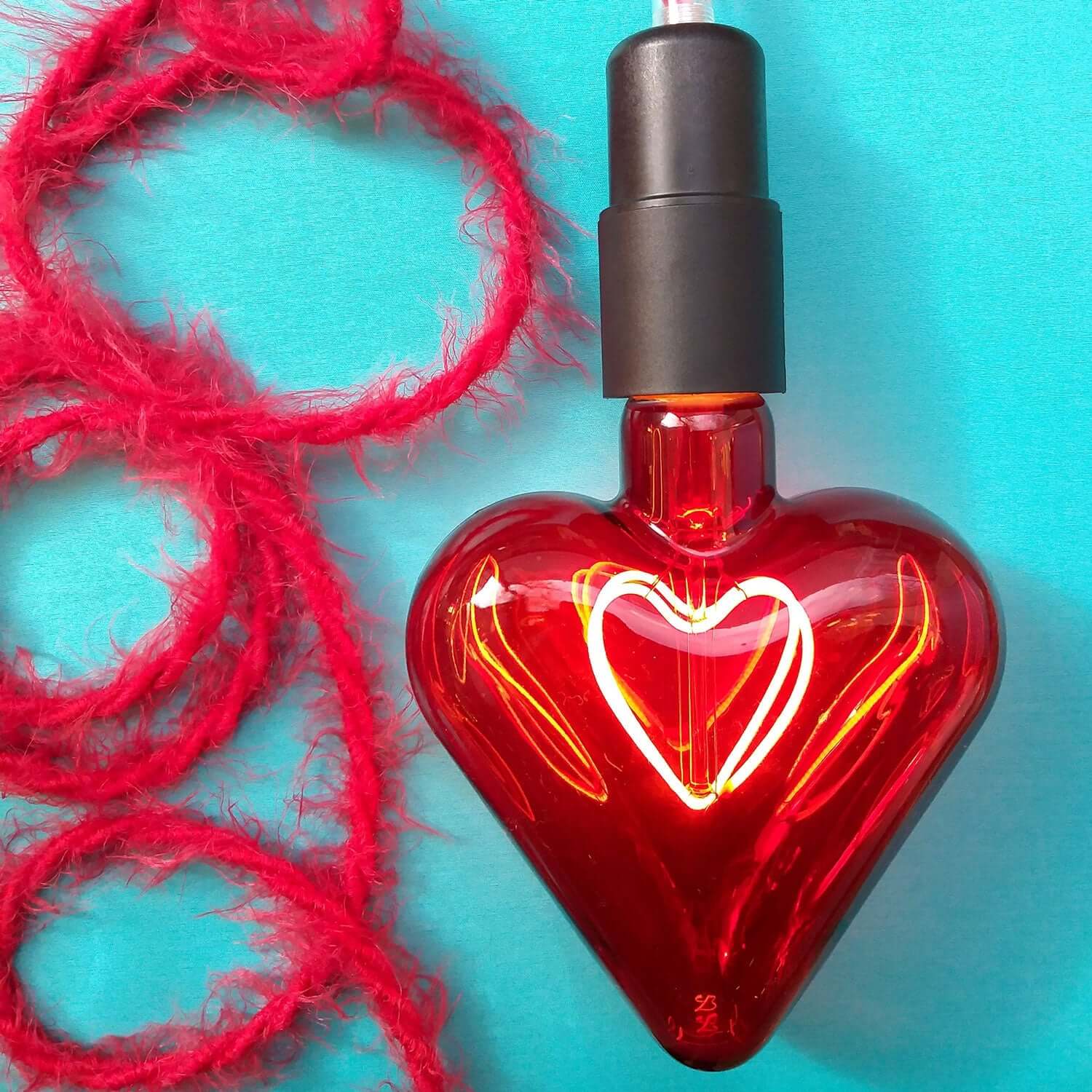 Red Fire Marlene textile electric cable - The Original Creative Cables, for your designer lamps - TP09 - Image 5