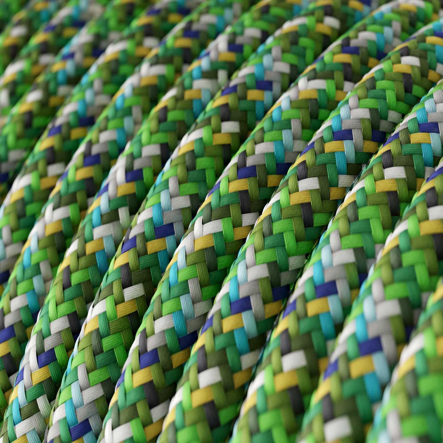 Fabric cable for lighting Pixel Palette Green - The Original Creative Cables, for unique light decorations - RX05 - Image 2