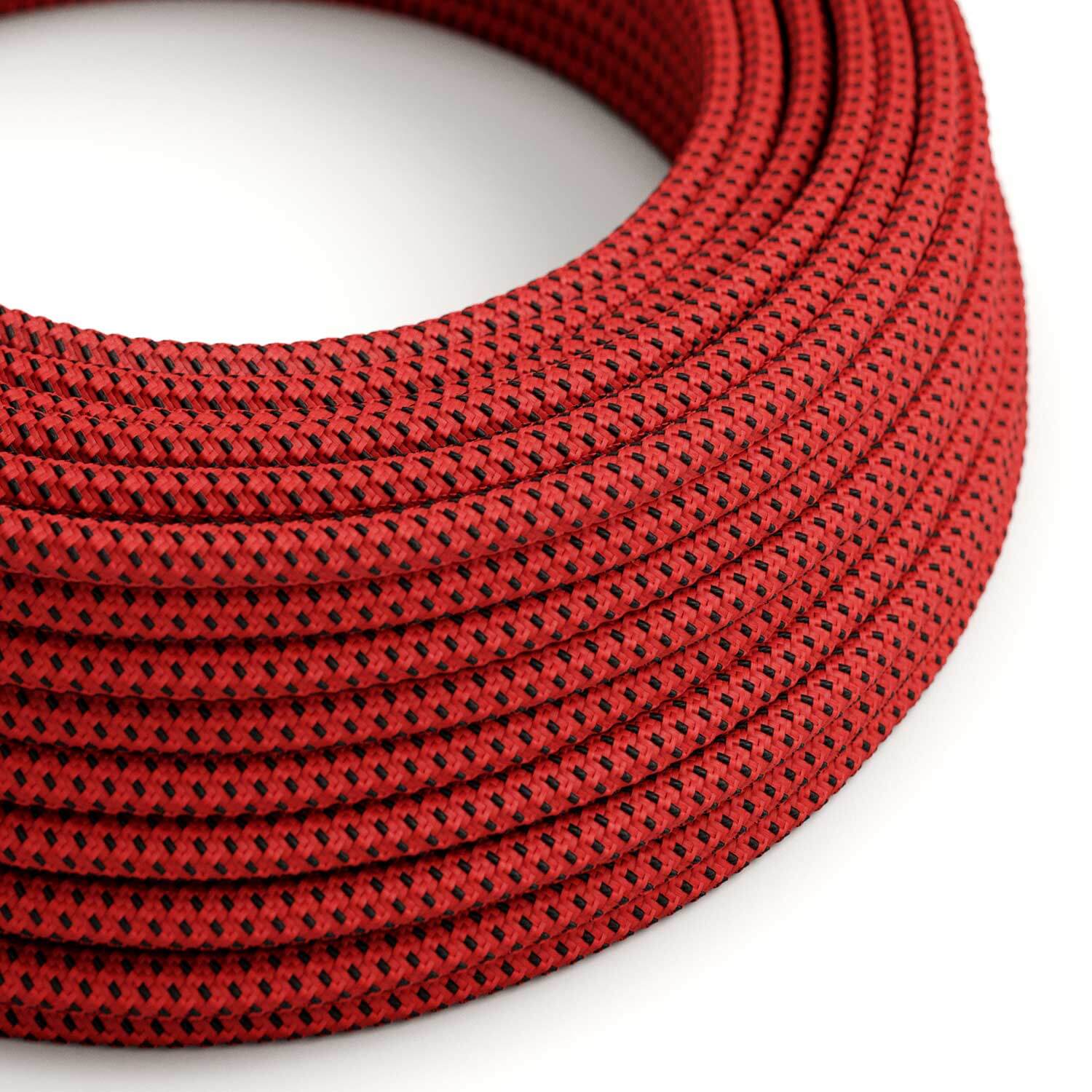 Red Devil 3D glossy fabric lighting cable - RT94