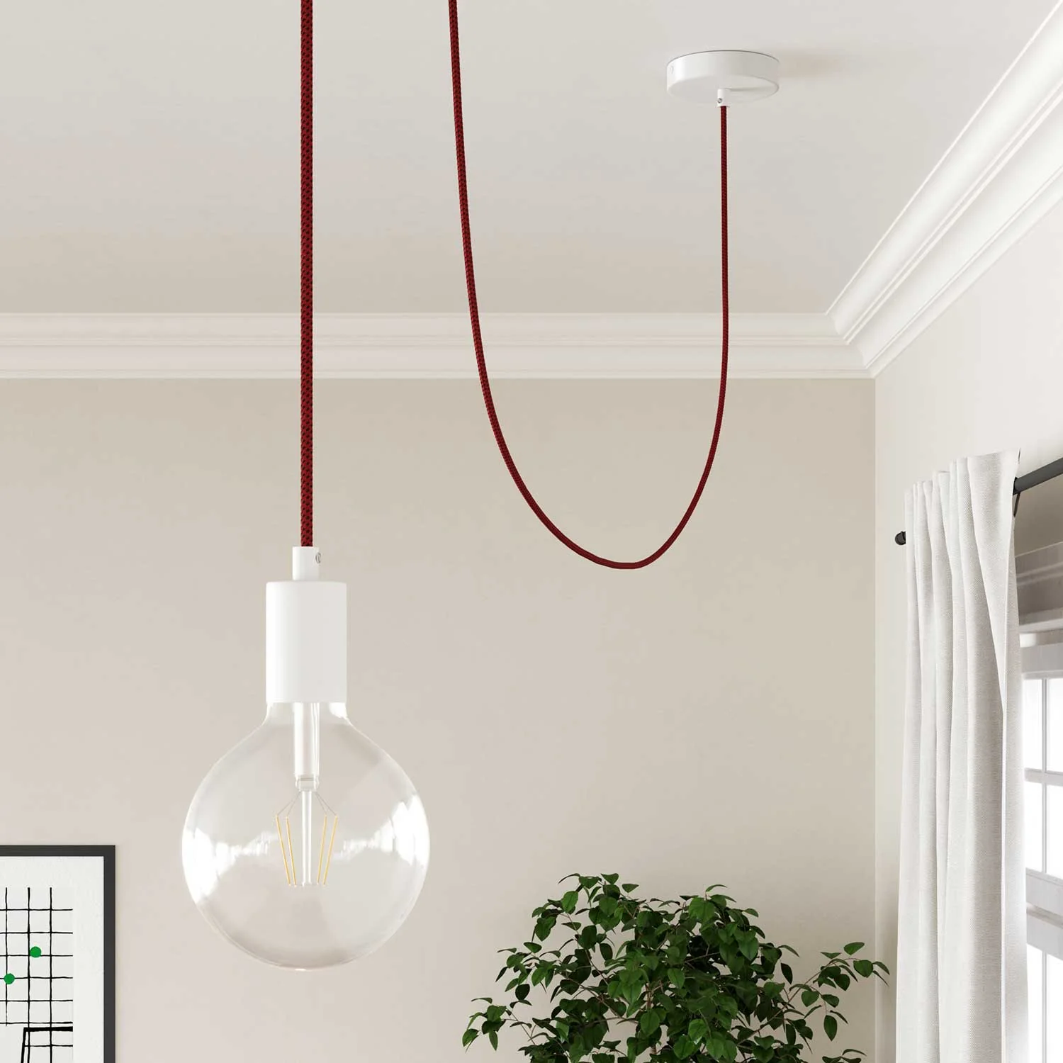 Red Devil 3D glossy fabric lighting cable - RT94 - Image 4