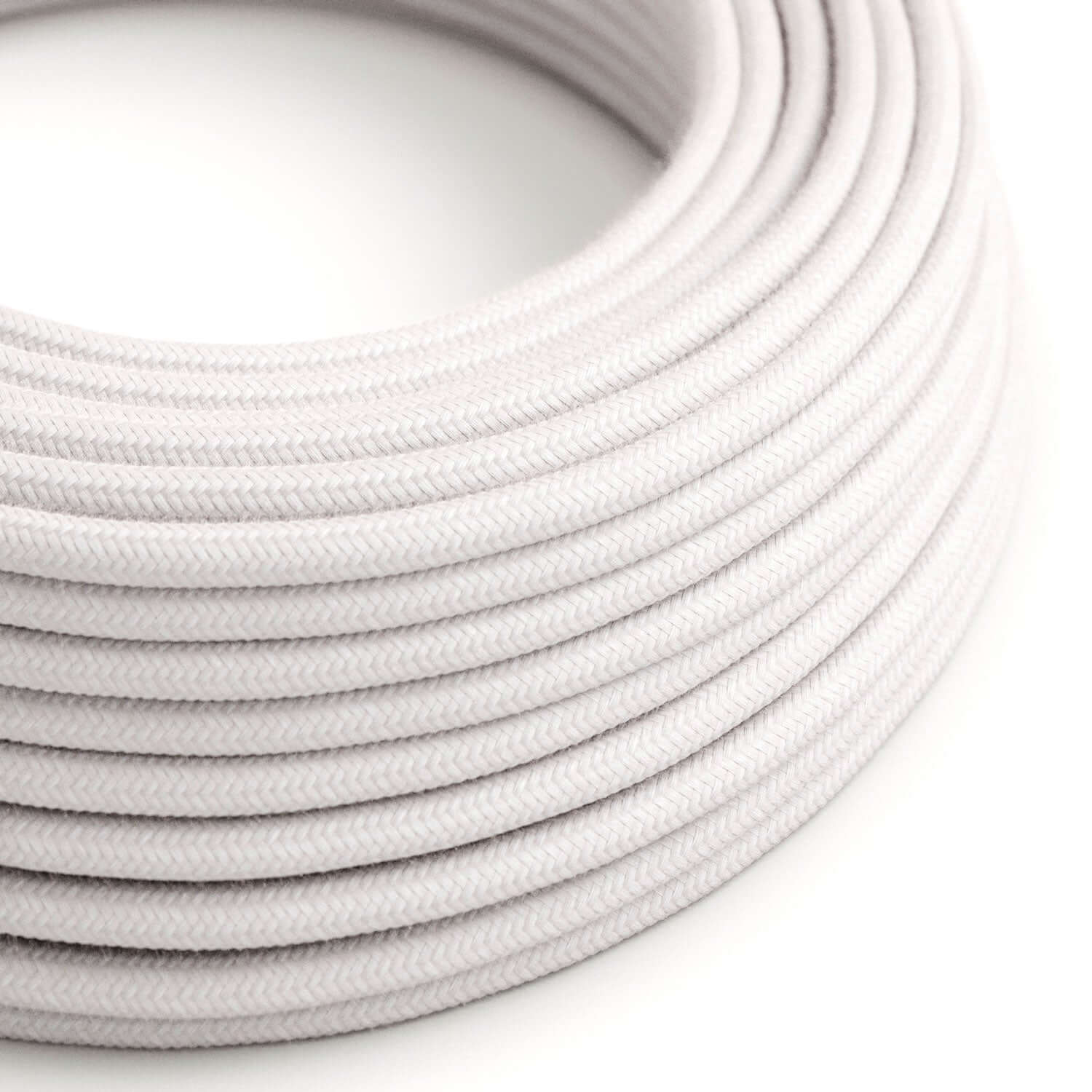 Pale pink cotton lighting cable - The Original Creative Cables, for exposed designer installations - RC16