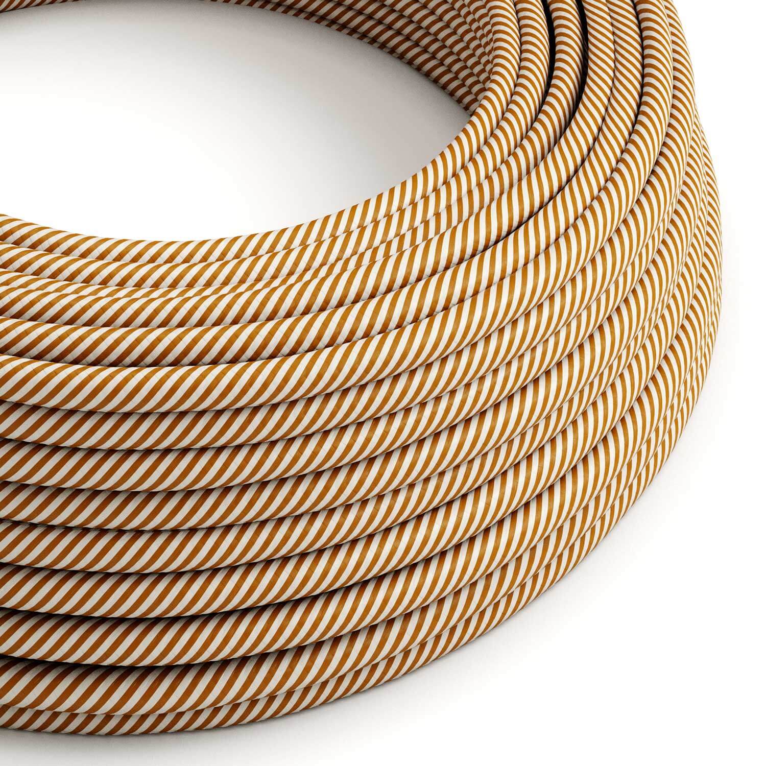 Optical White and Whiskey Vertigo lighting cable – The Original Creative Cables, for classic and modern lamps – ERM49