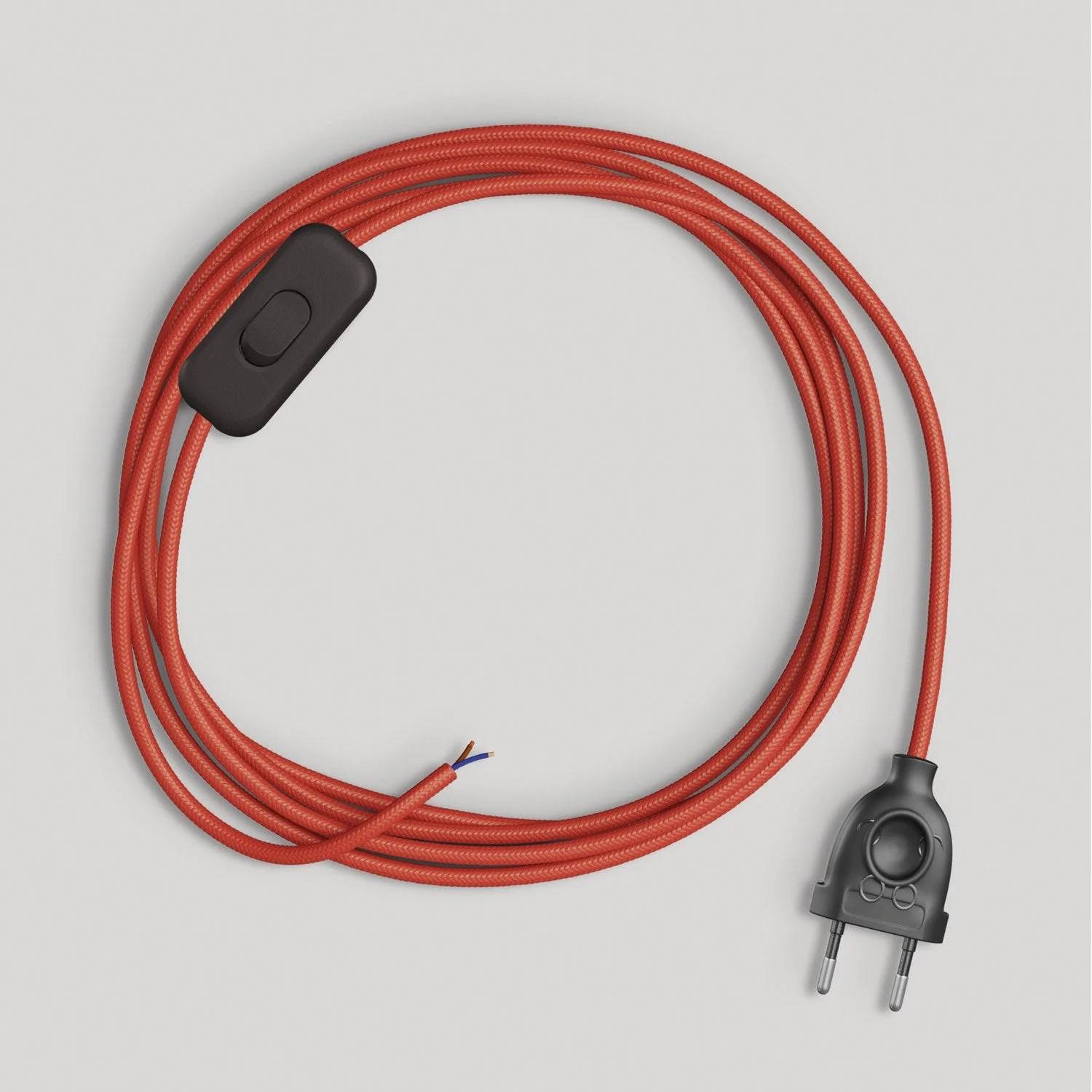 Wiring for lamp with glossy red cable 1.80 m - Image 4