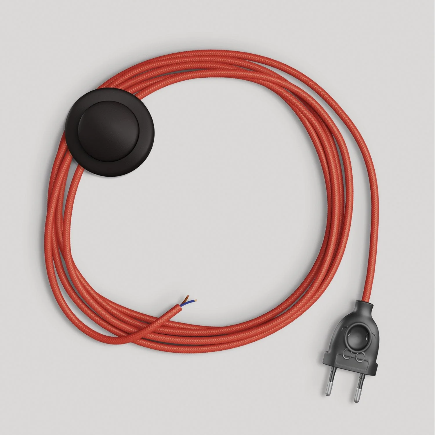 Wiring for lamp with glossy red cable 3 m - Image 4