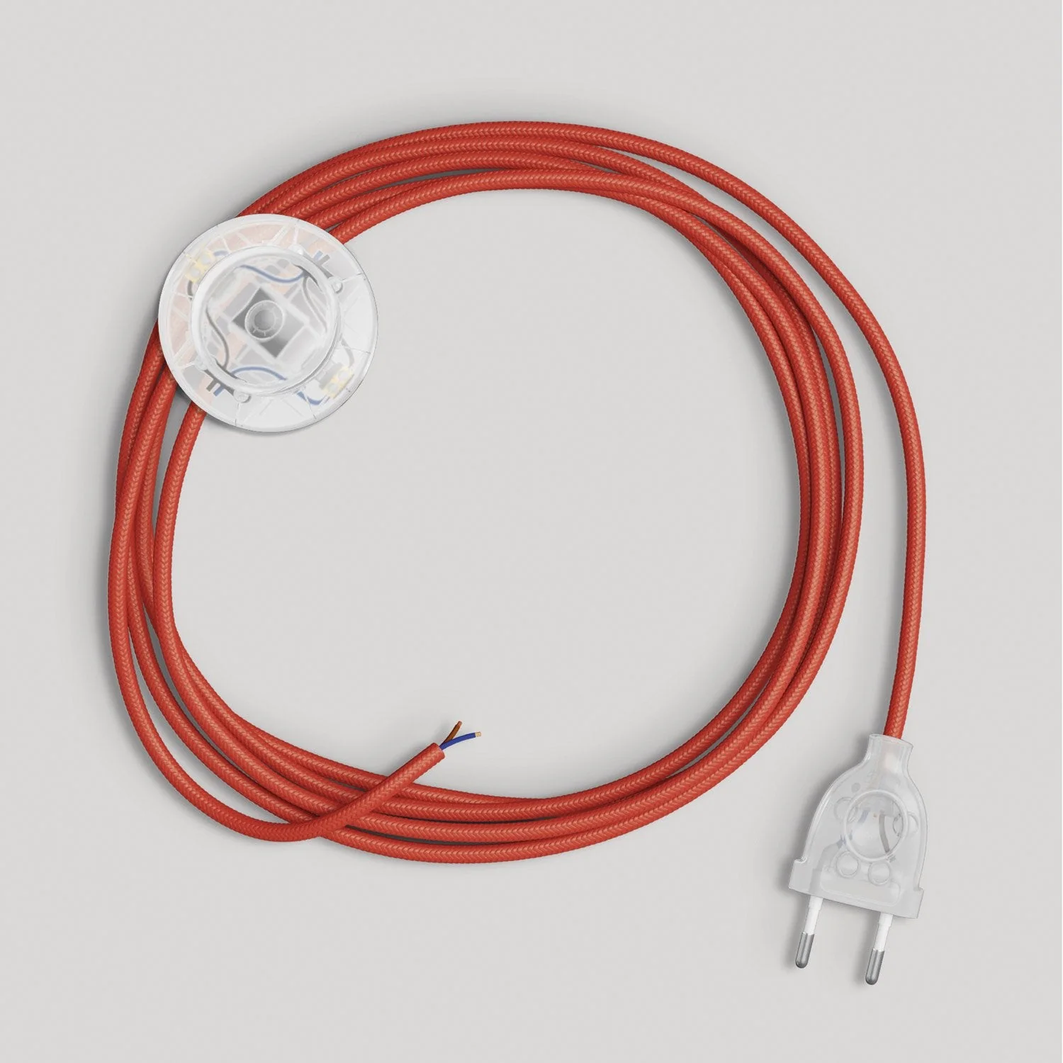 Wiring for lamp with glossy red cable 3 m - Image 5