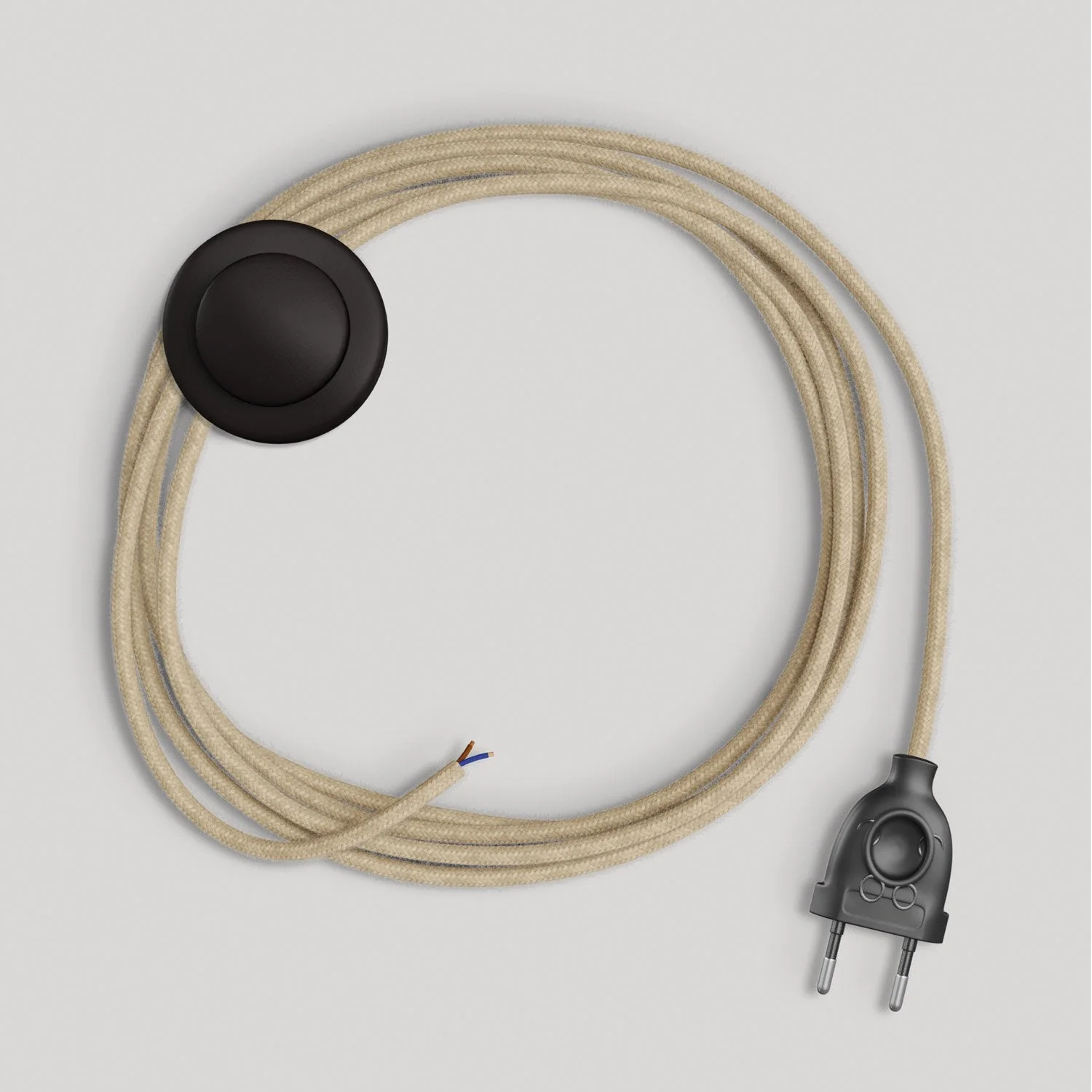 Wiring for lamp with 3 m natural jute cable - Image 4