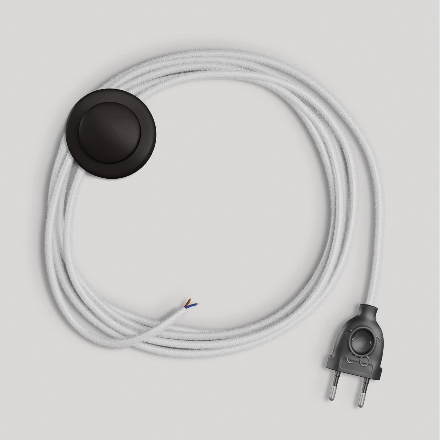 Wiring for lamp with 3 m white cotton cable - Image 4