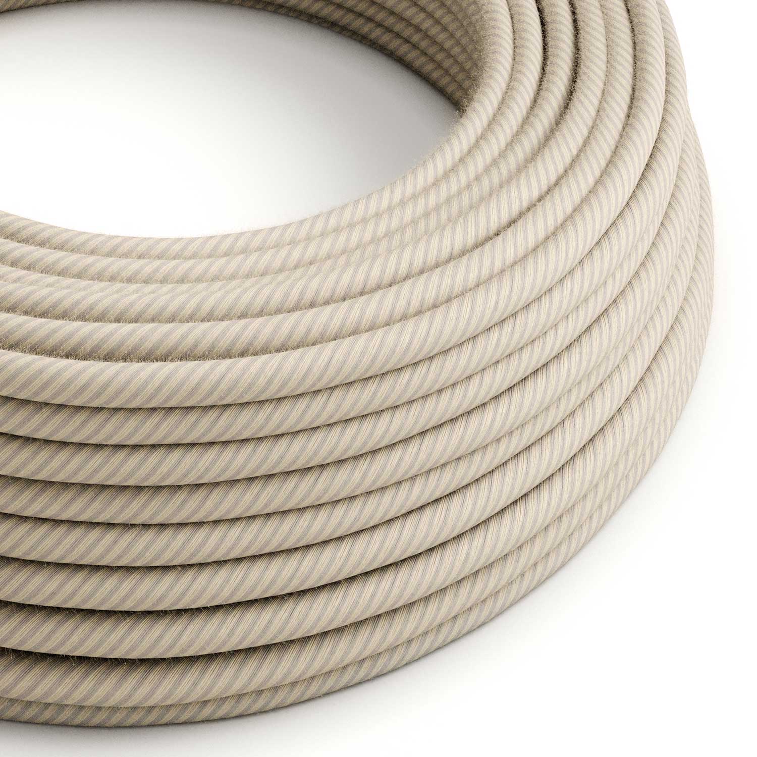 Cotton and linen textile cable Paglia Vertigo - The Original Creative Cables, to enhance your chandeliers - ERD20