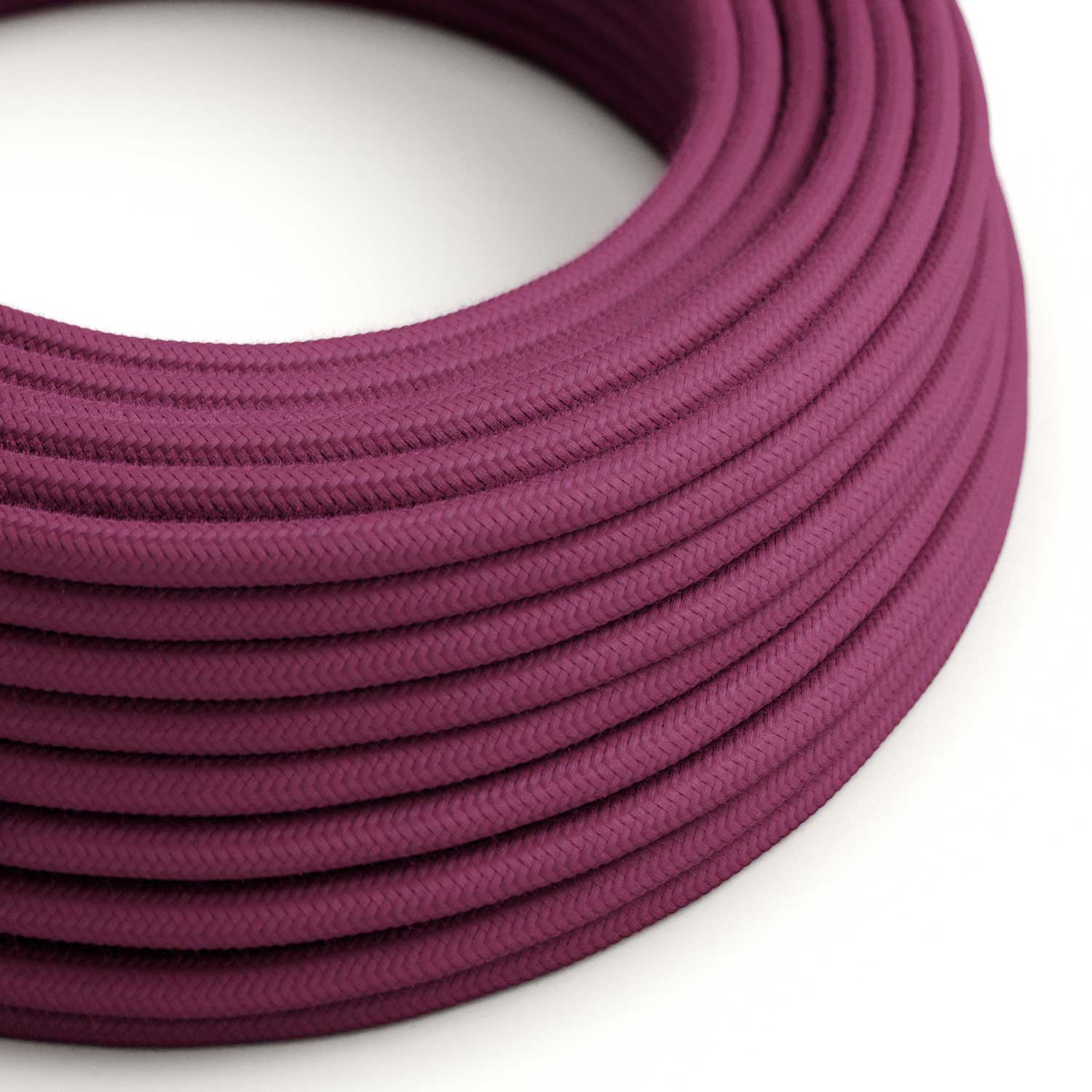 Cotton cable in Wine Red - The Original Creative Cables, designed to enhance your chandeliers - RC32