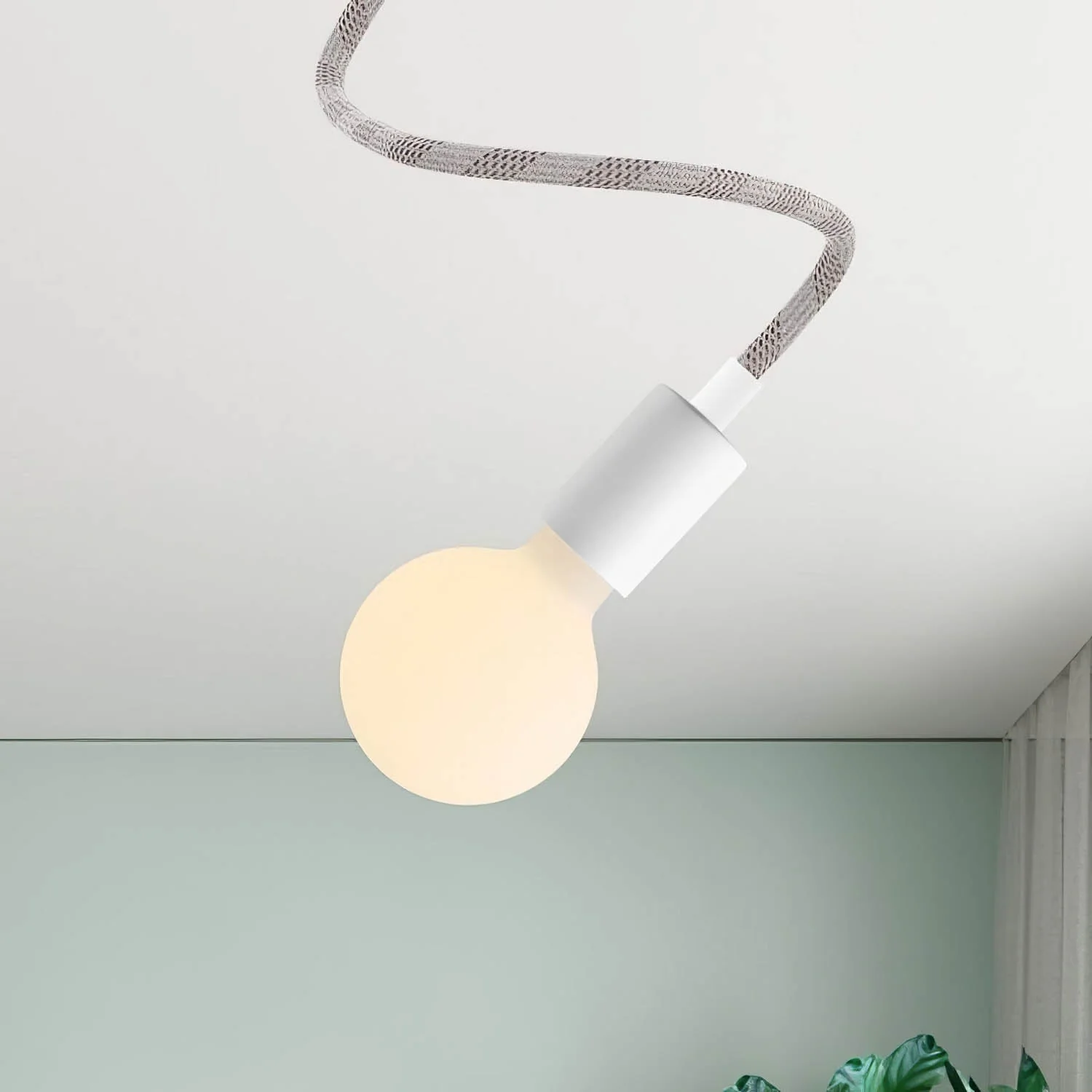 Creative Flex 60 cm wall or ceiling lamp - Matt white - Image 3