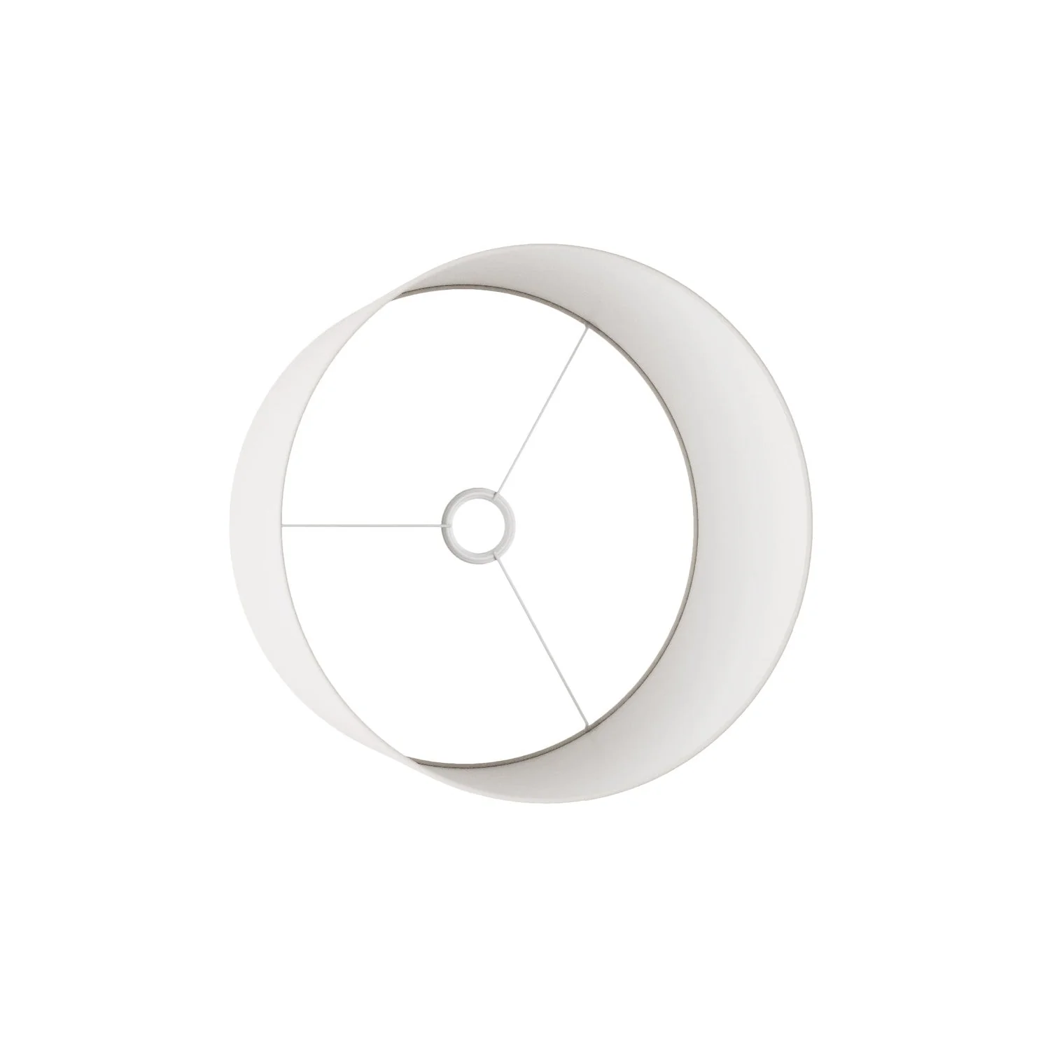 Cylinder Lampshade L in fabric with E27 fitting - Made in Italy - Arenal Sand - Image 3