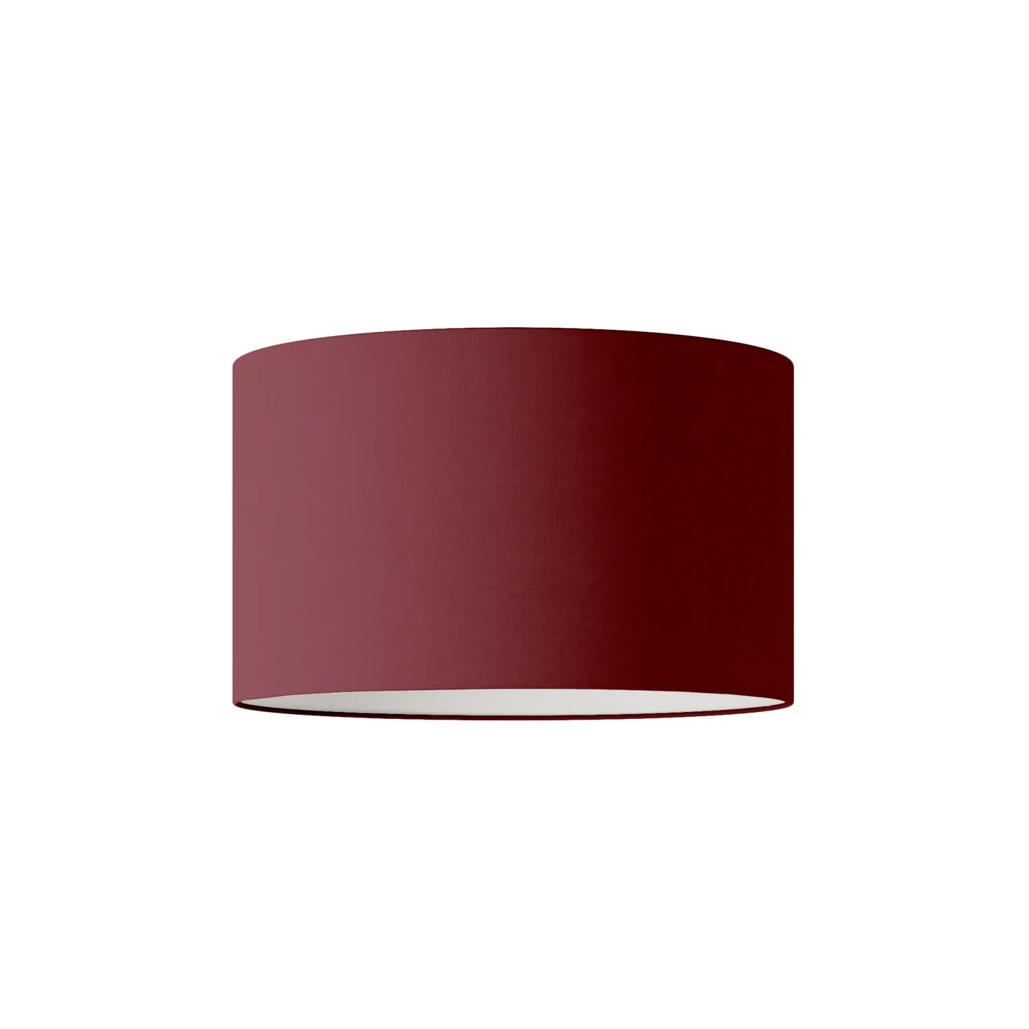 Cylinder Lampshade L in fabric with E27 fitting - Made in Italy - Arenal Bordeaux