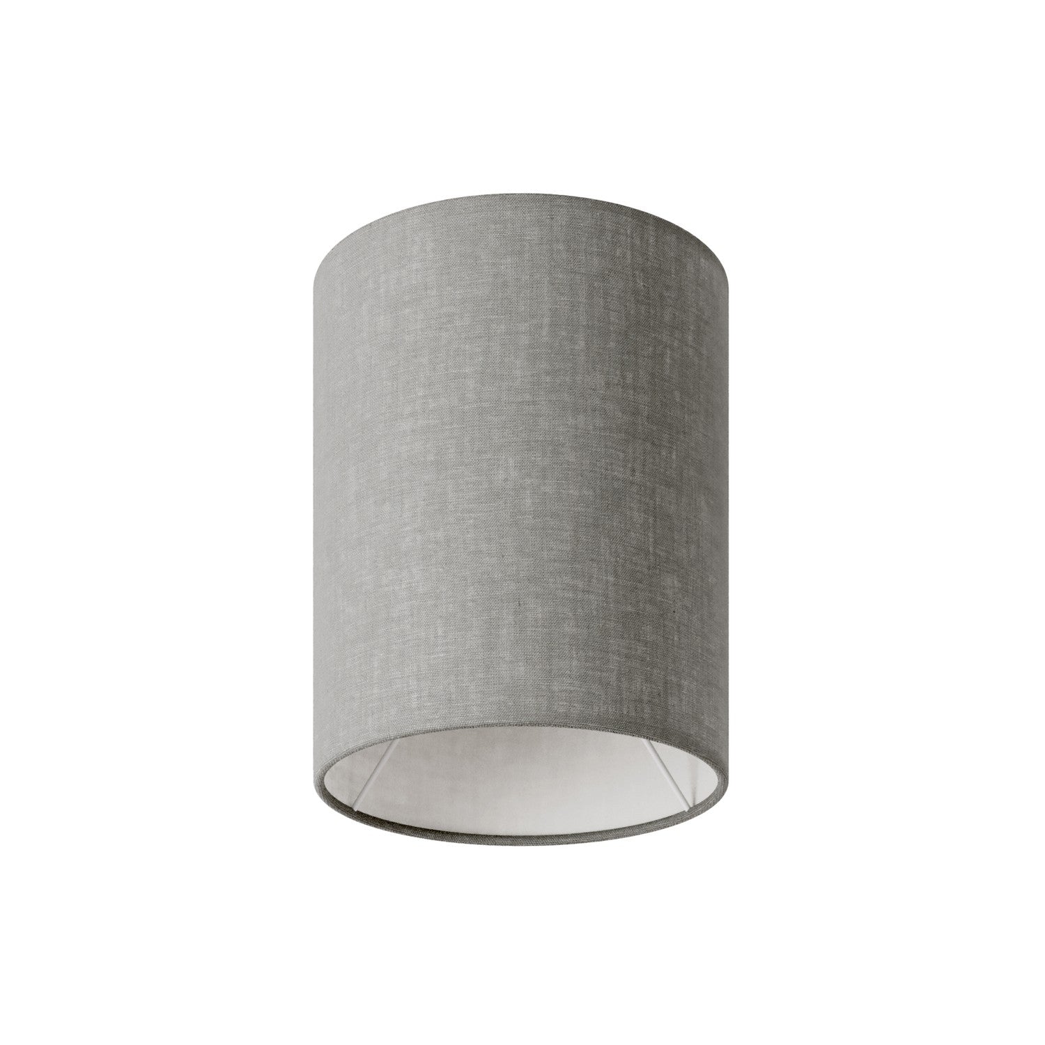 Cylinder Lampshade S in fabric with E27 fitting - Made in Italy - Camelot Gray