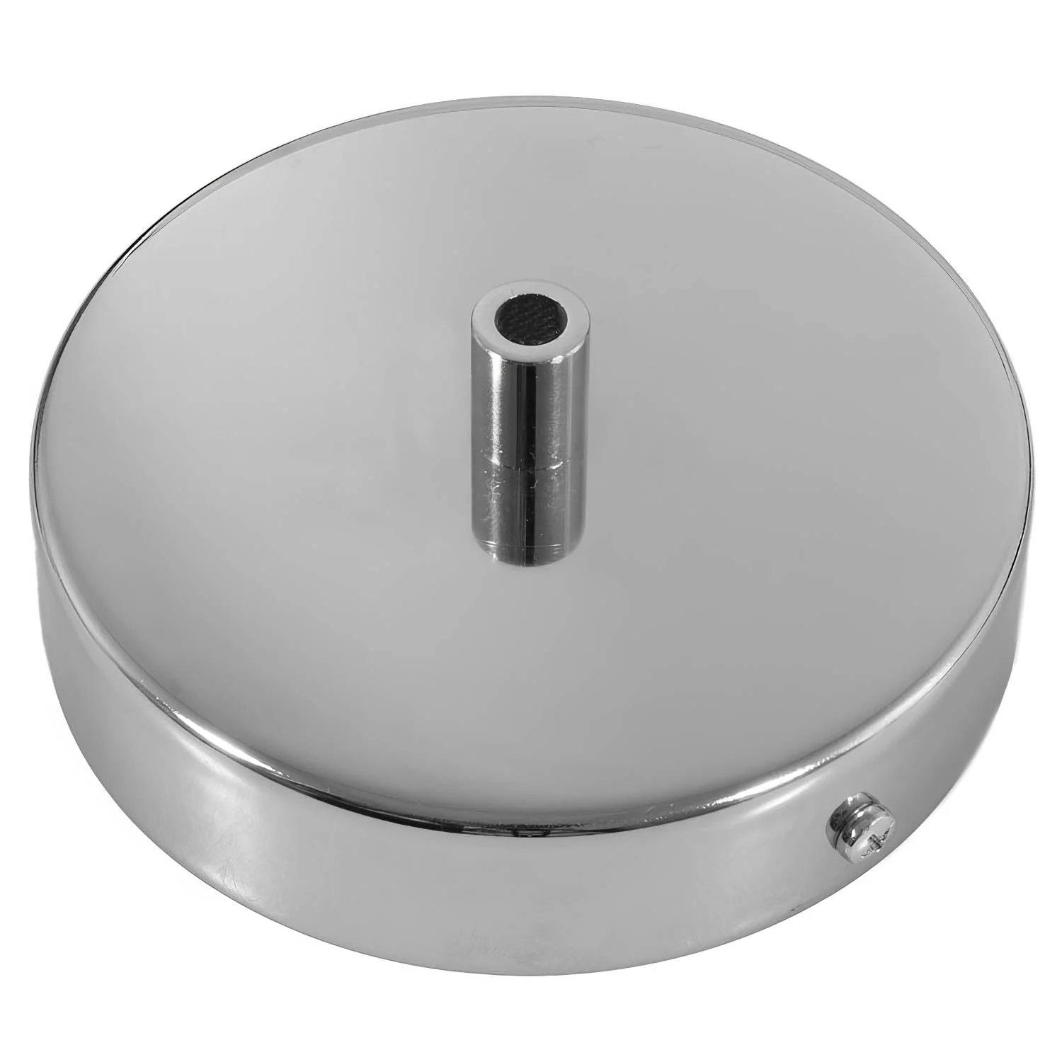 Cylindrical ceiling rose kit in metal – Chrome - Image 7