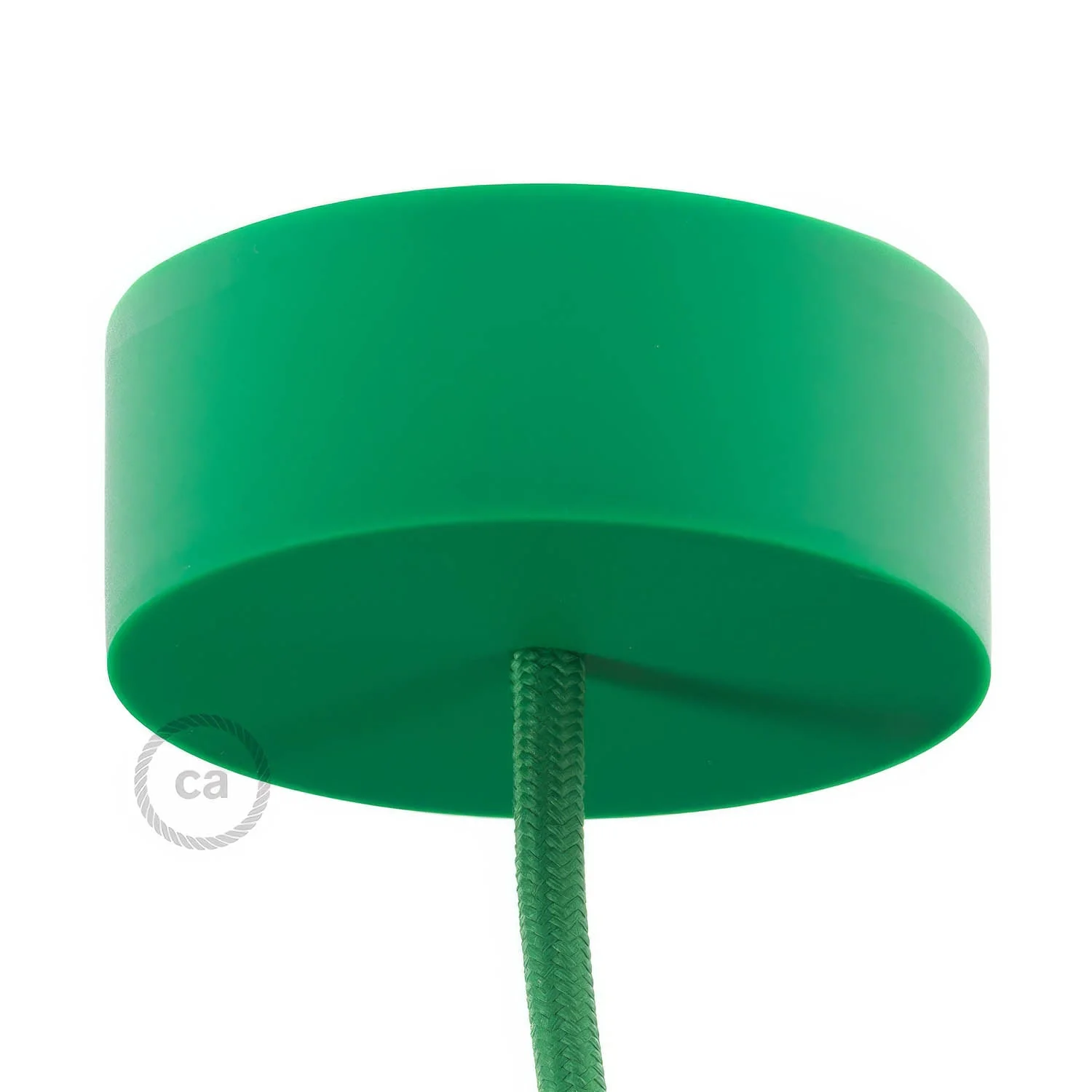 Cylindrical silicone ceiling rose kit - Green