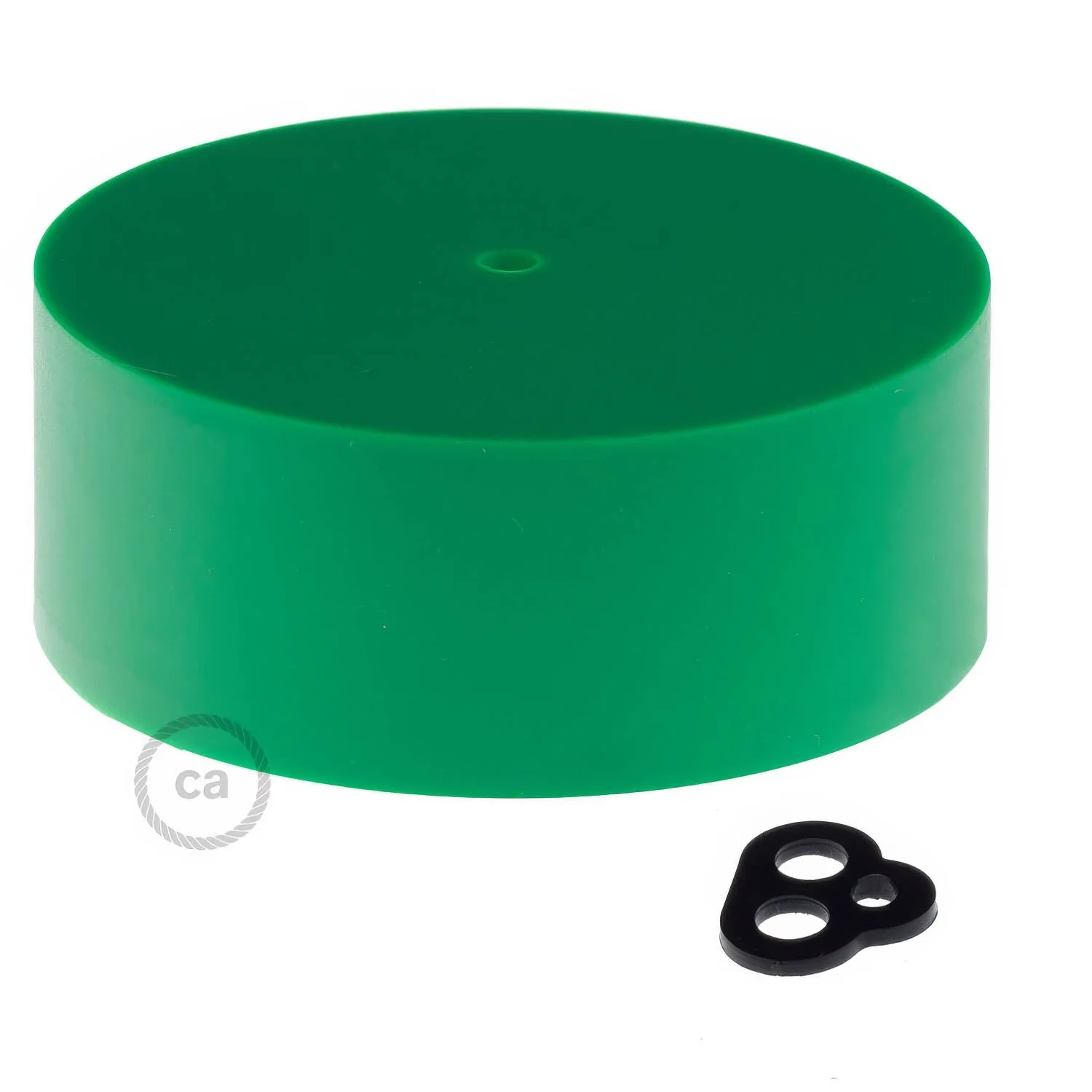 Cylindrical silicone ceiling rose kit - Green - Image 3
