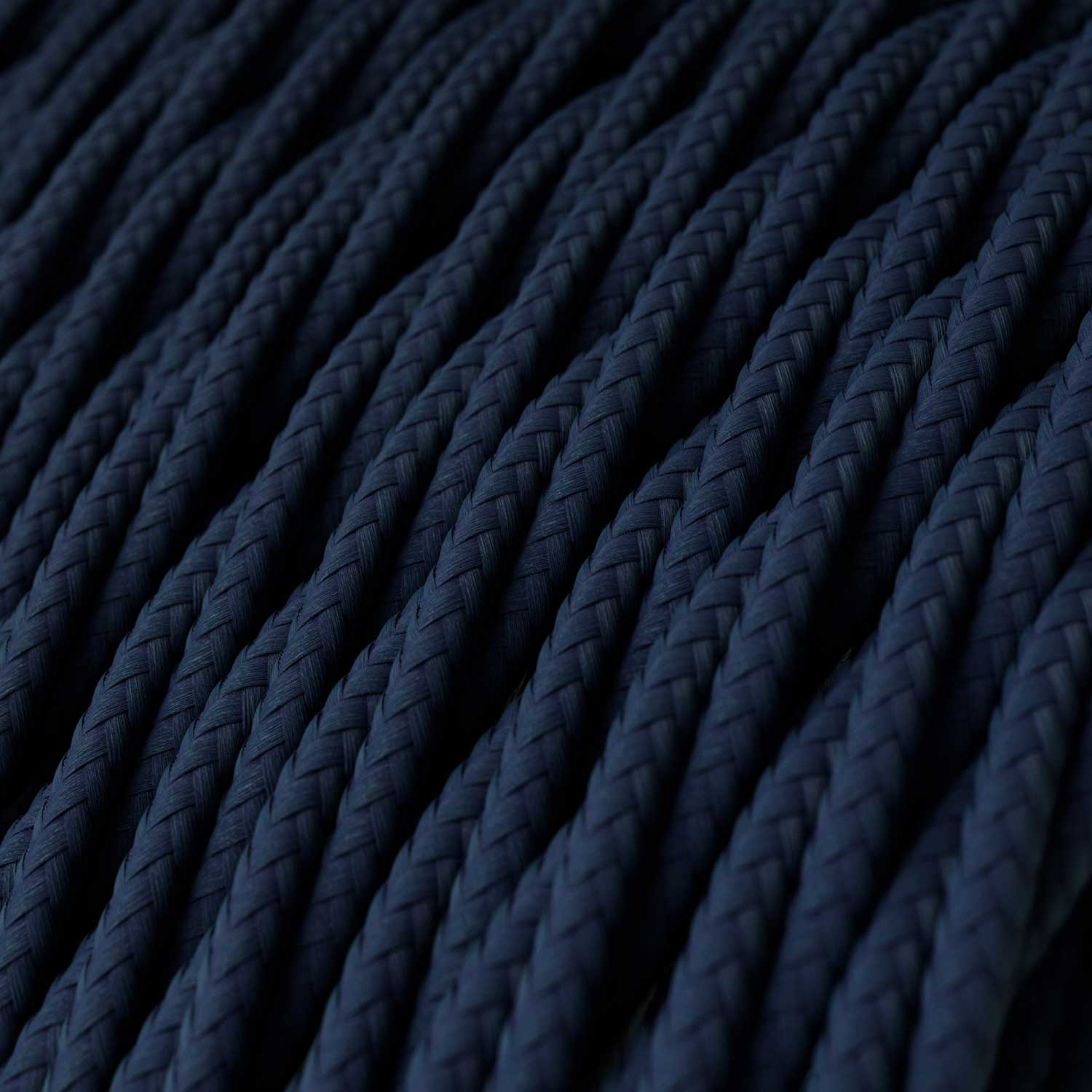 Dark Blue Rayon covered twisted electric cable – TM20 - Image 2