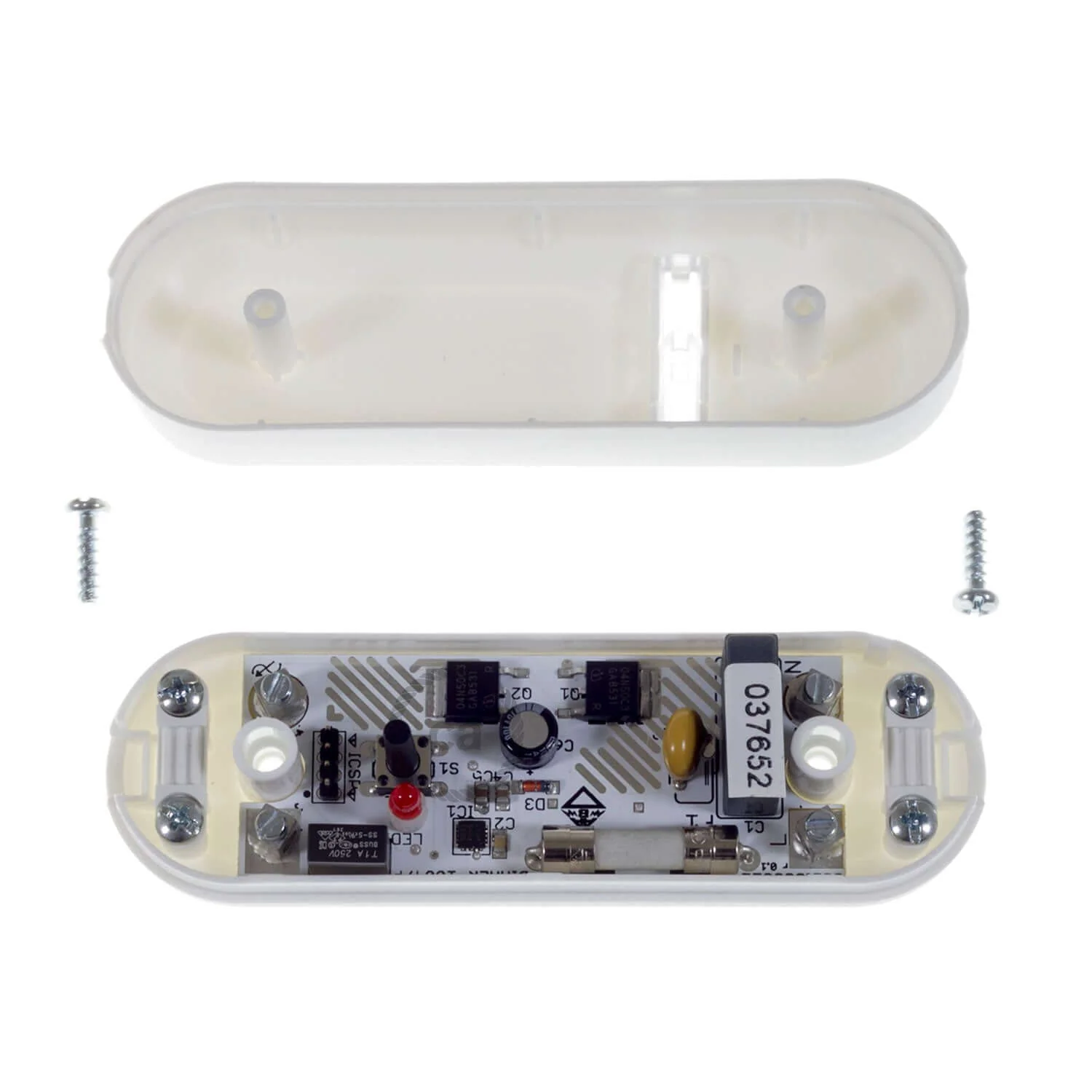 In-line push button dimmer for LED and traditional light bulbs - White - Image 2