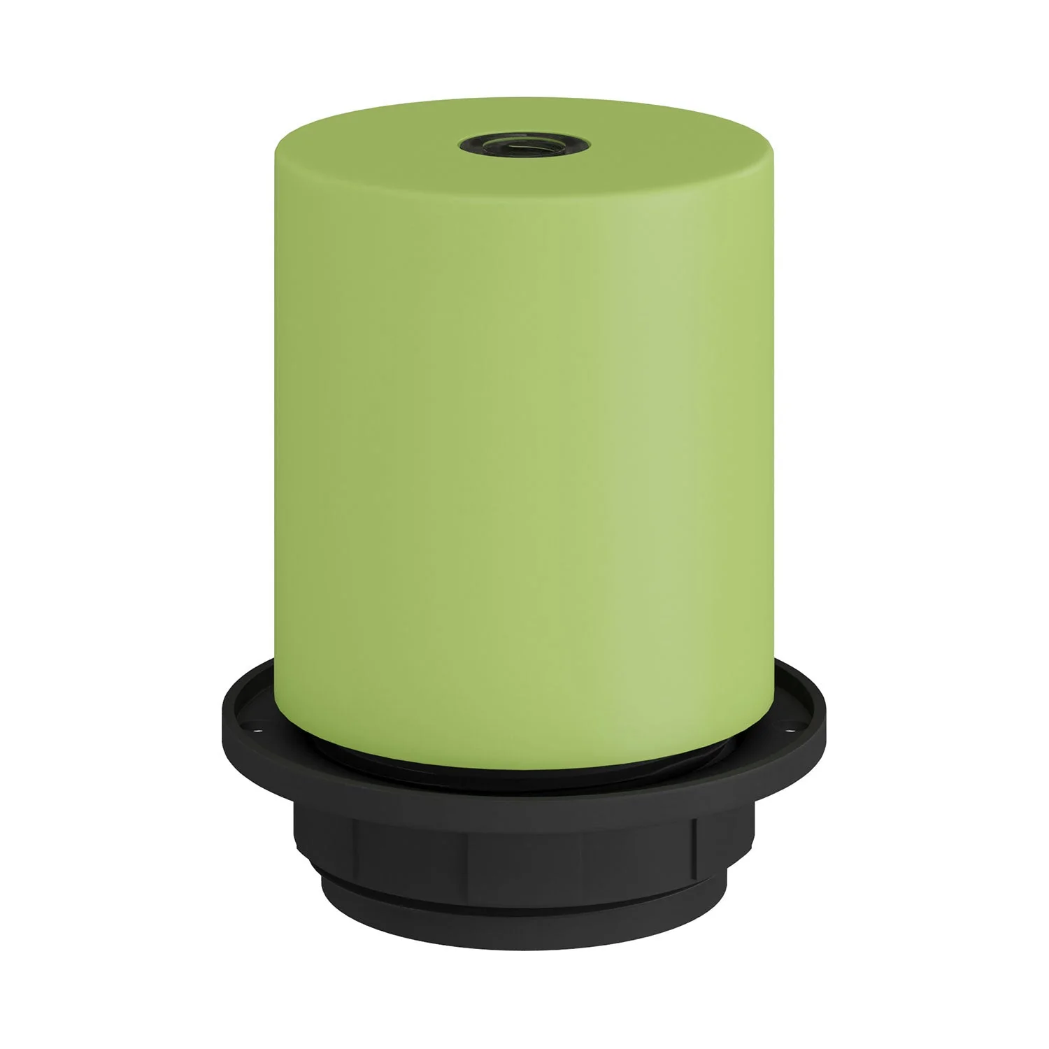 E26 semi-threaded metal socket kit with concealed cable clamp - Soft green - Image 4