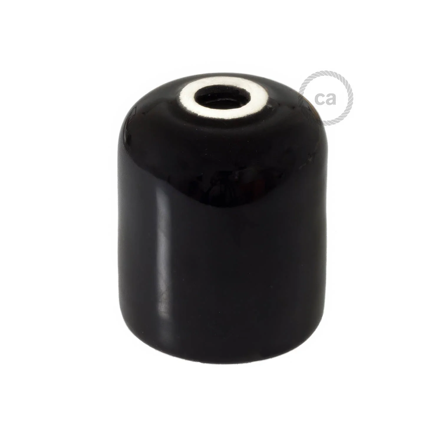 E27 ceramic lamp holder kit - Black - Image 3