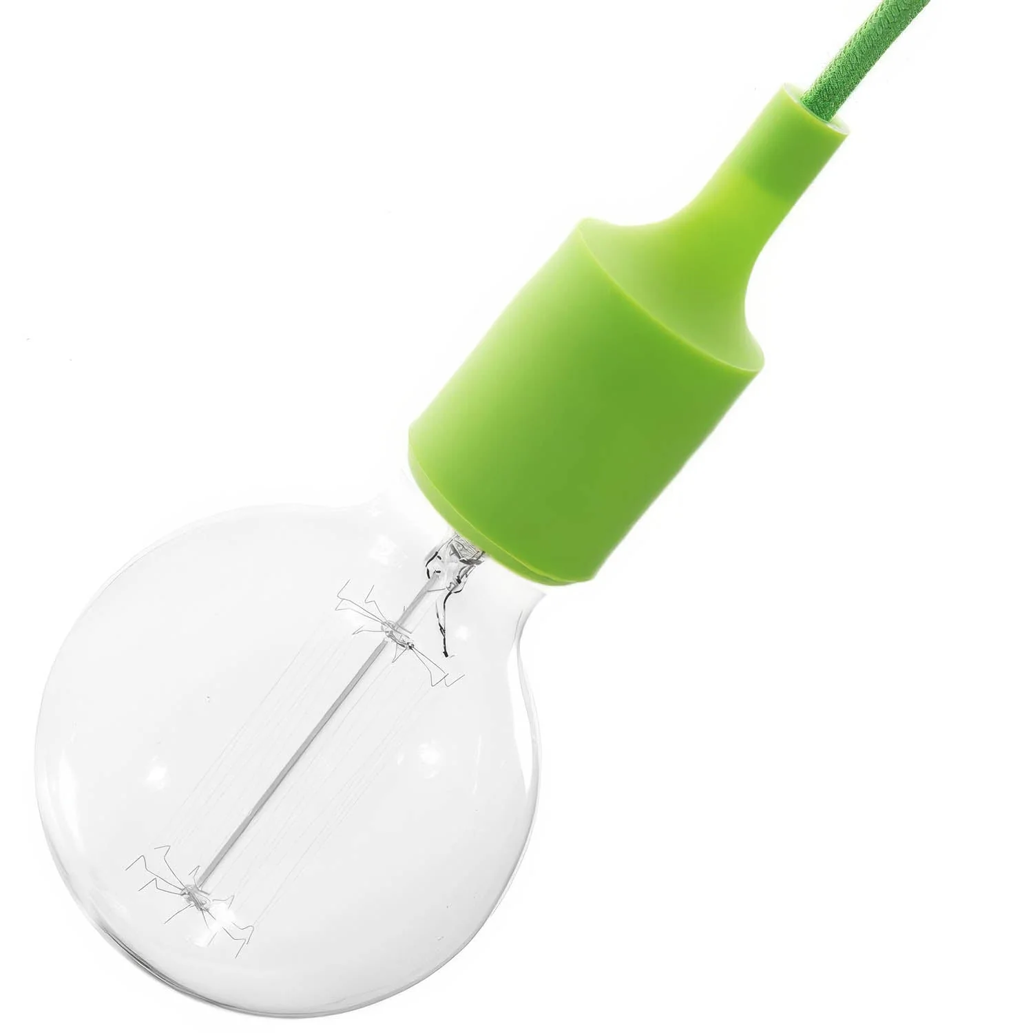 E27 Silicone Lamp Holder Kit - Lime