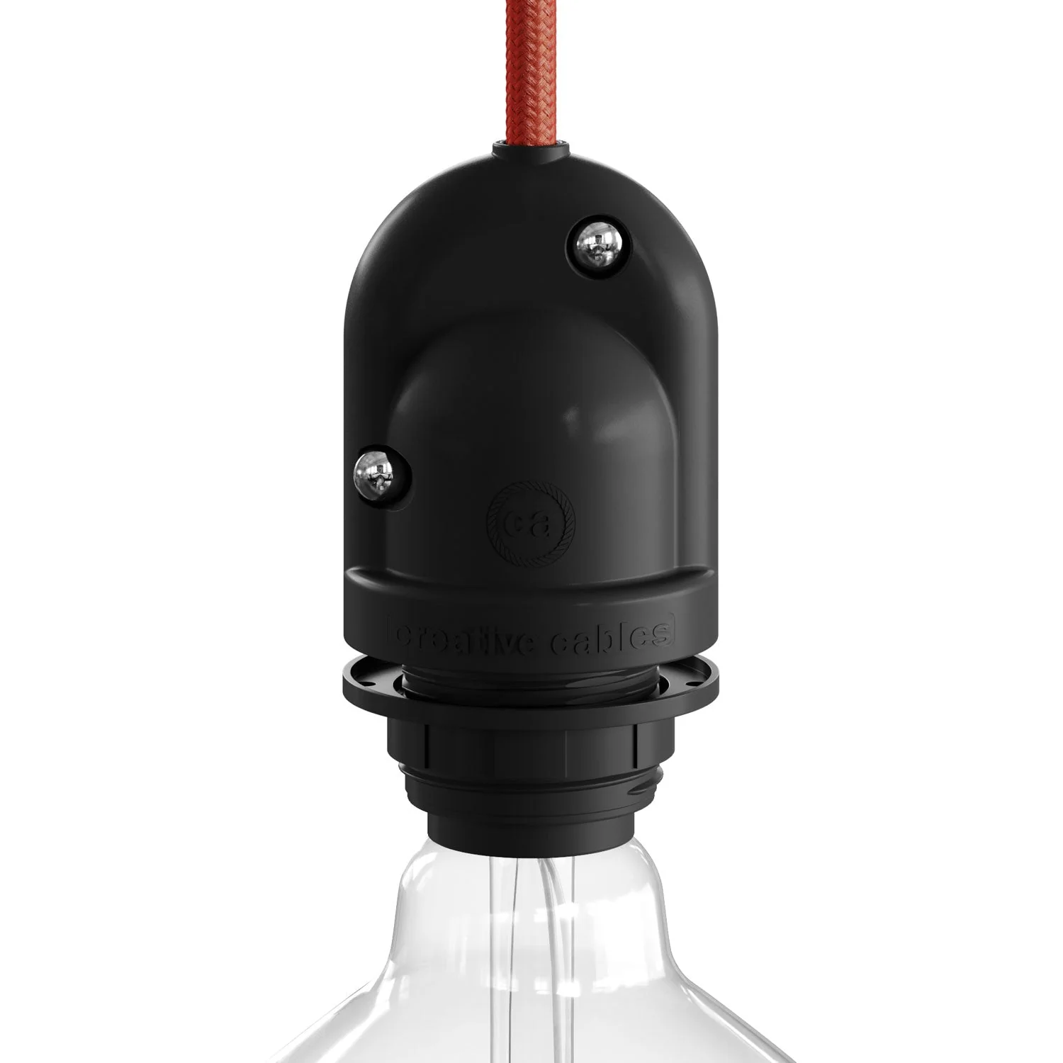 Eiva-1 - E27 outdoor lamp holder IP65 protection for Modulair system - Black