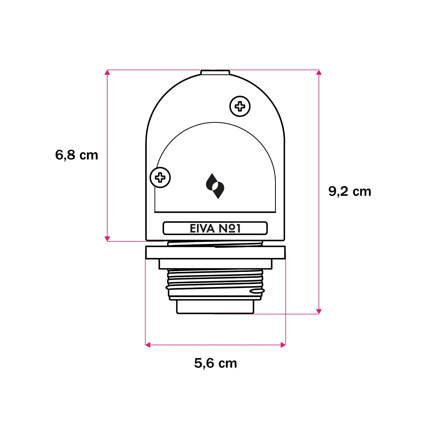 Eiva-1 - E27 outdoor lamp holder IP65 protection for Modulair system - Black - Image 8